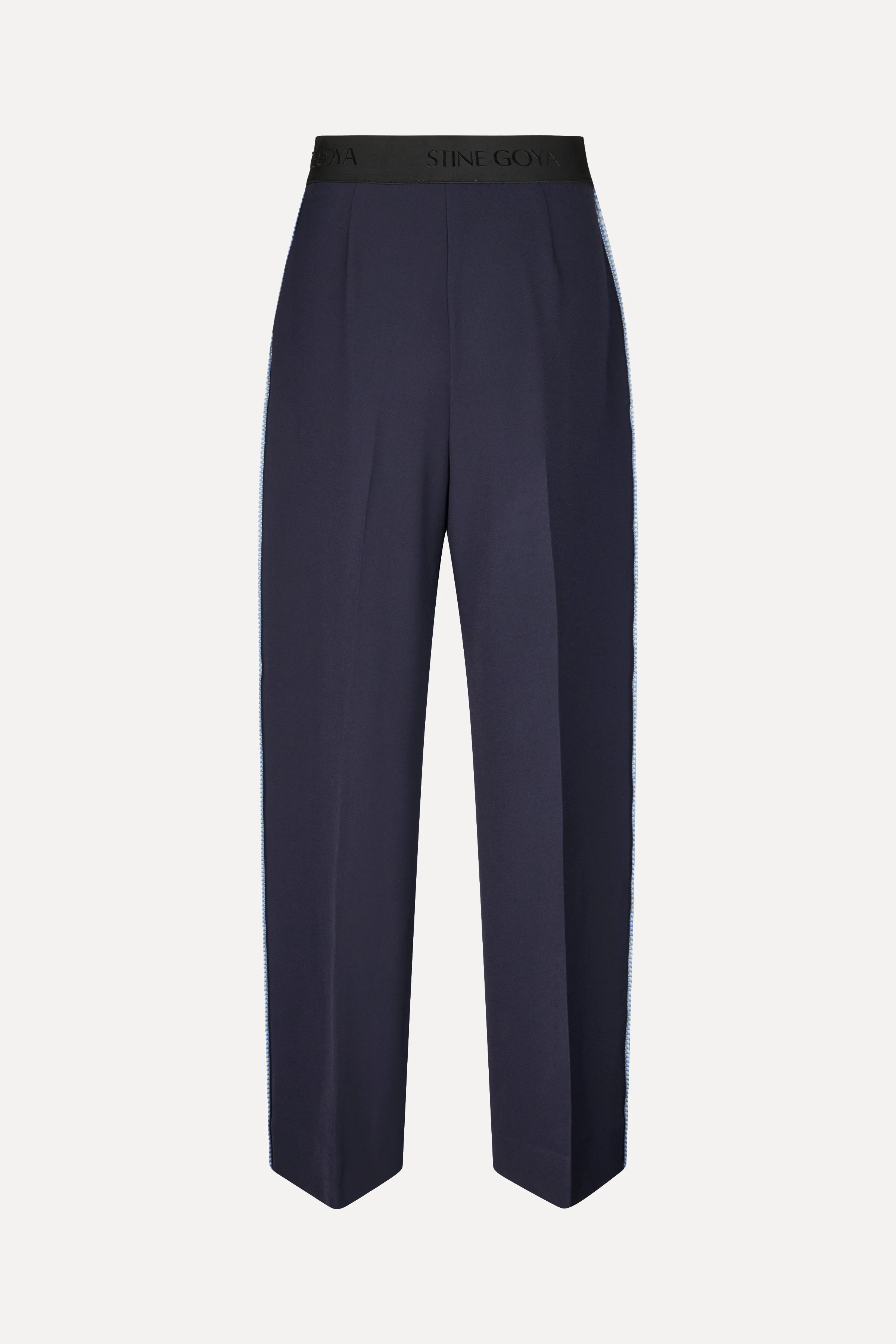 Blanket Stitch Elastic Pants - Parisian Night - Image 4