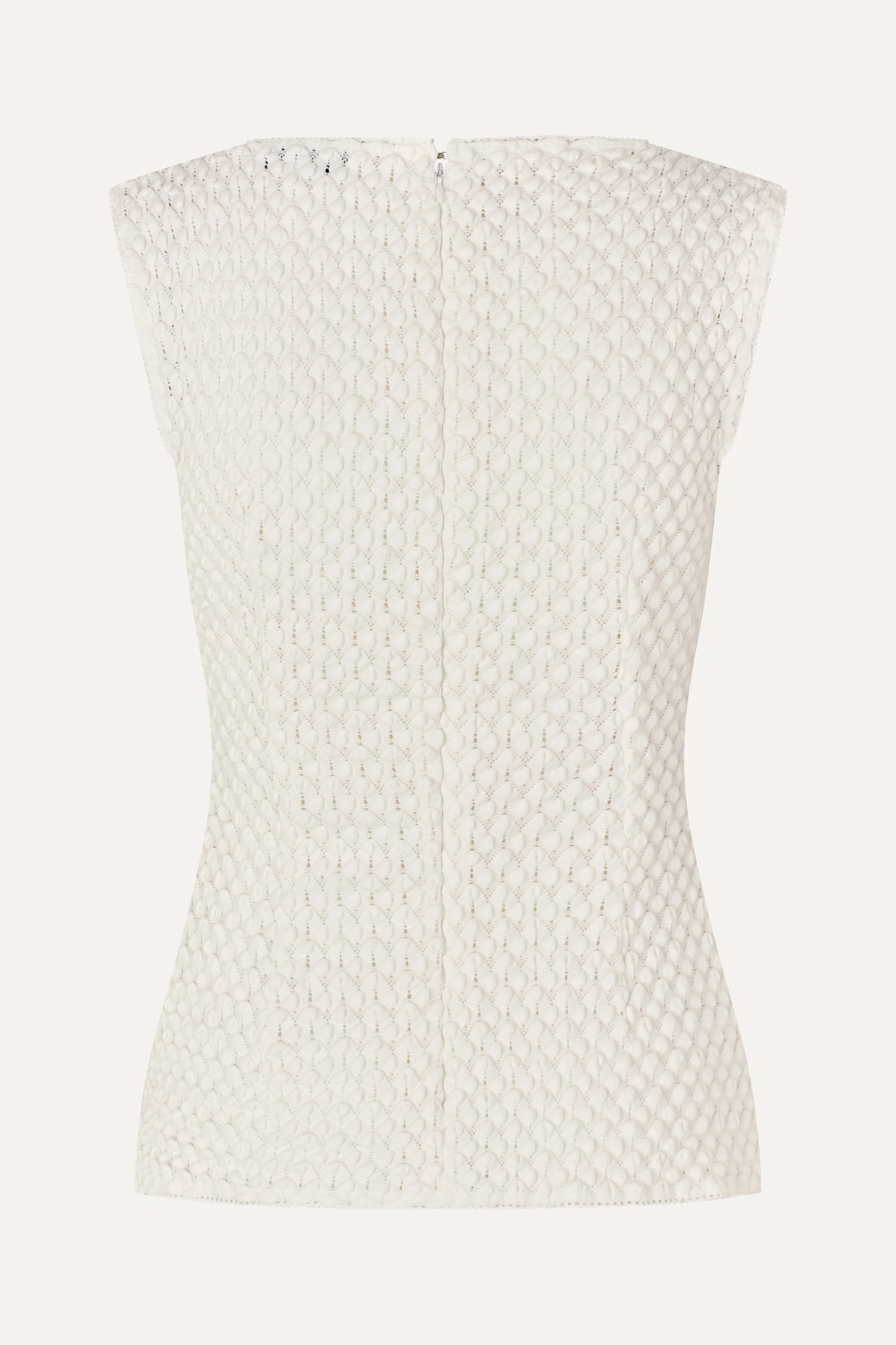 Boatneck Tank Top - White Swan - Image 4