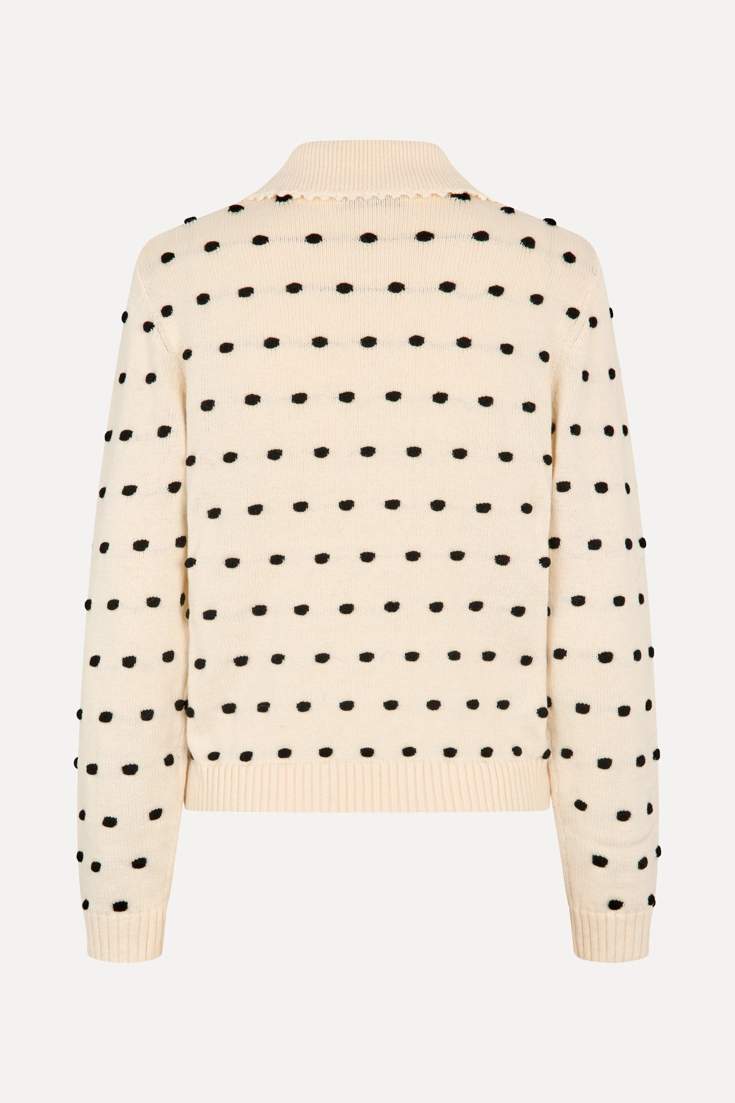 Bobble Polo Collar Sweater - Sunlight Bobbles - Image 3