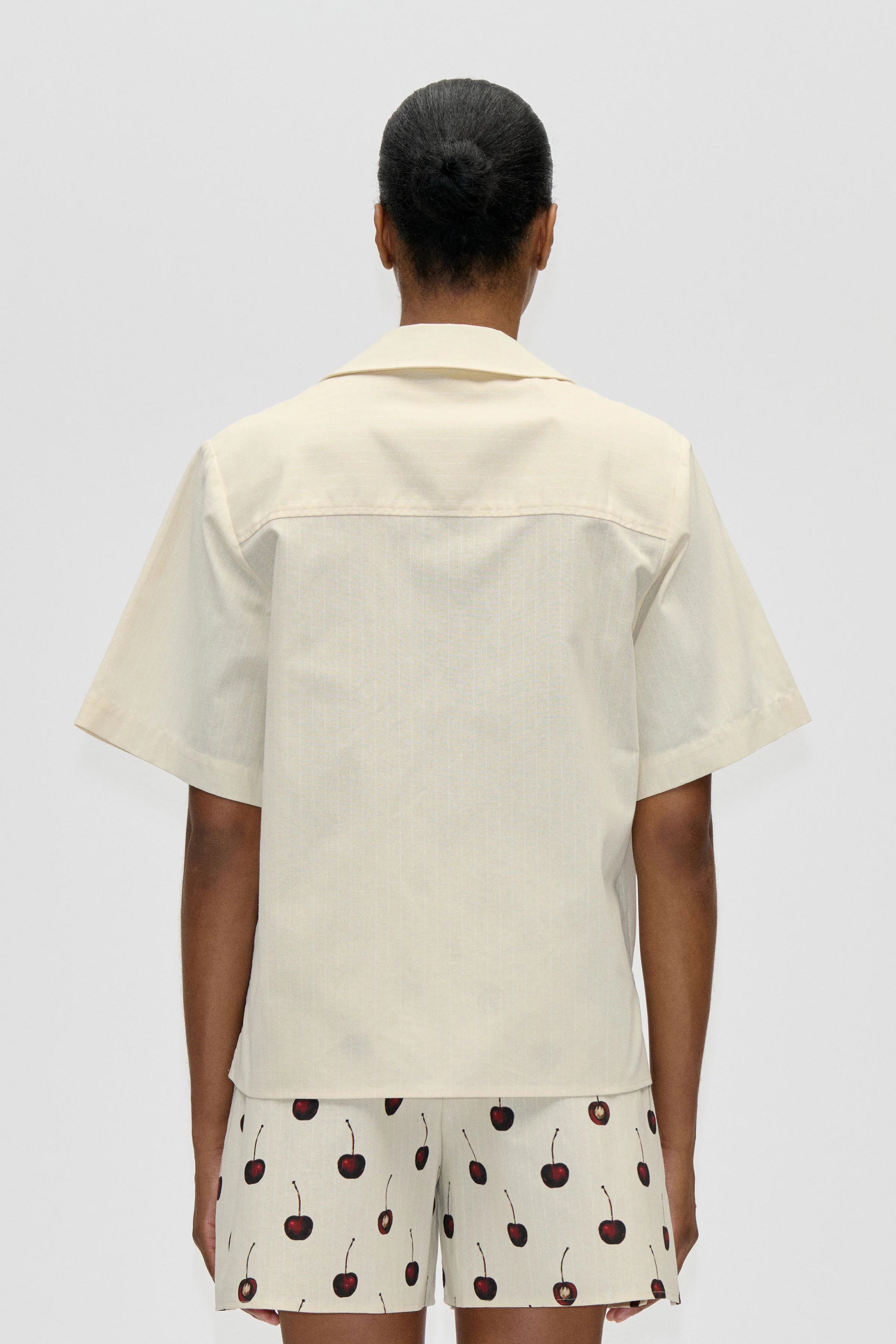 Bowling Collar Shirt - Cherry - Image 2