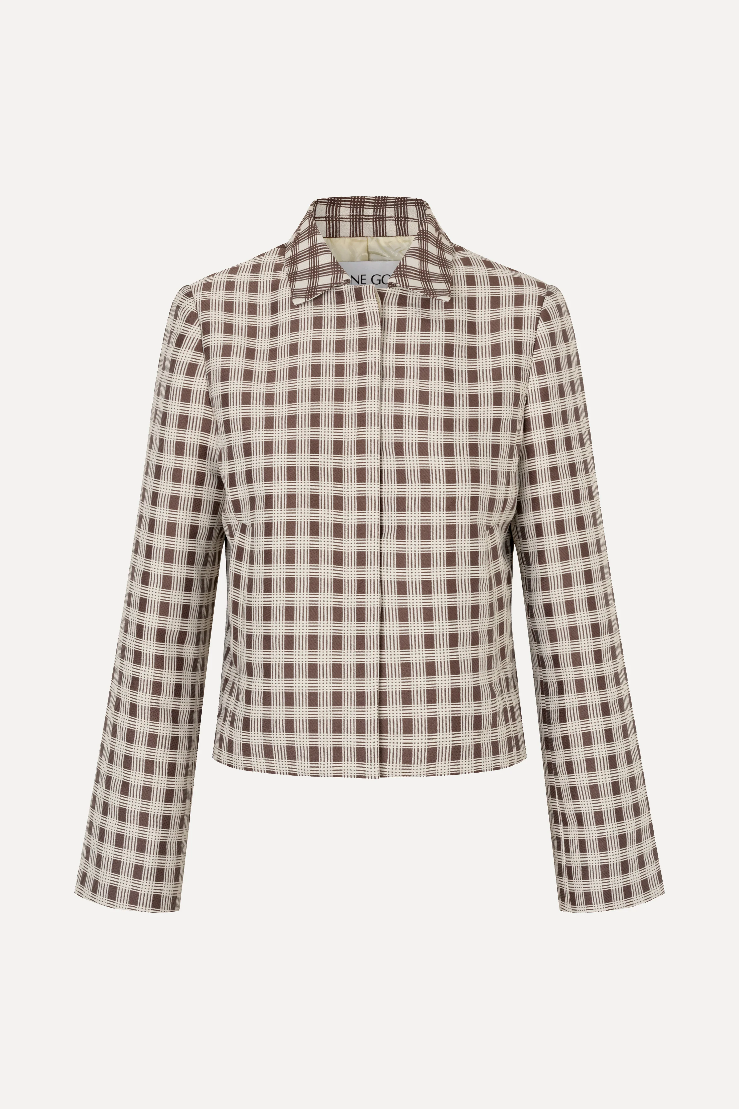 Boxy Jacket - Checks - Image 3
