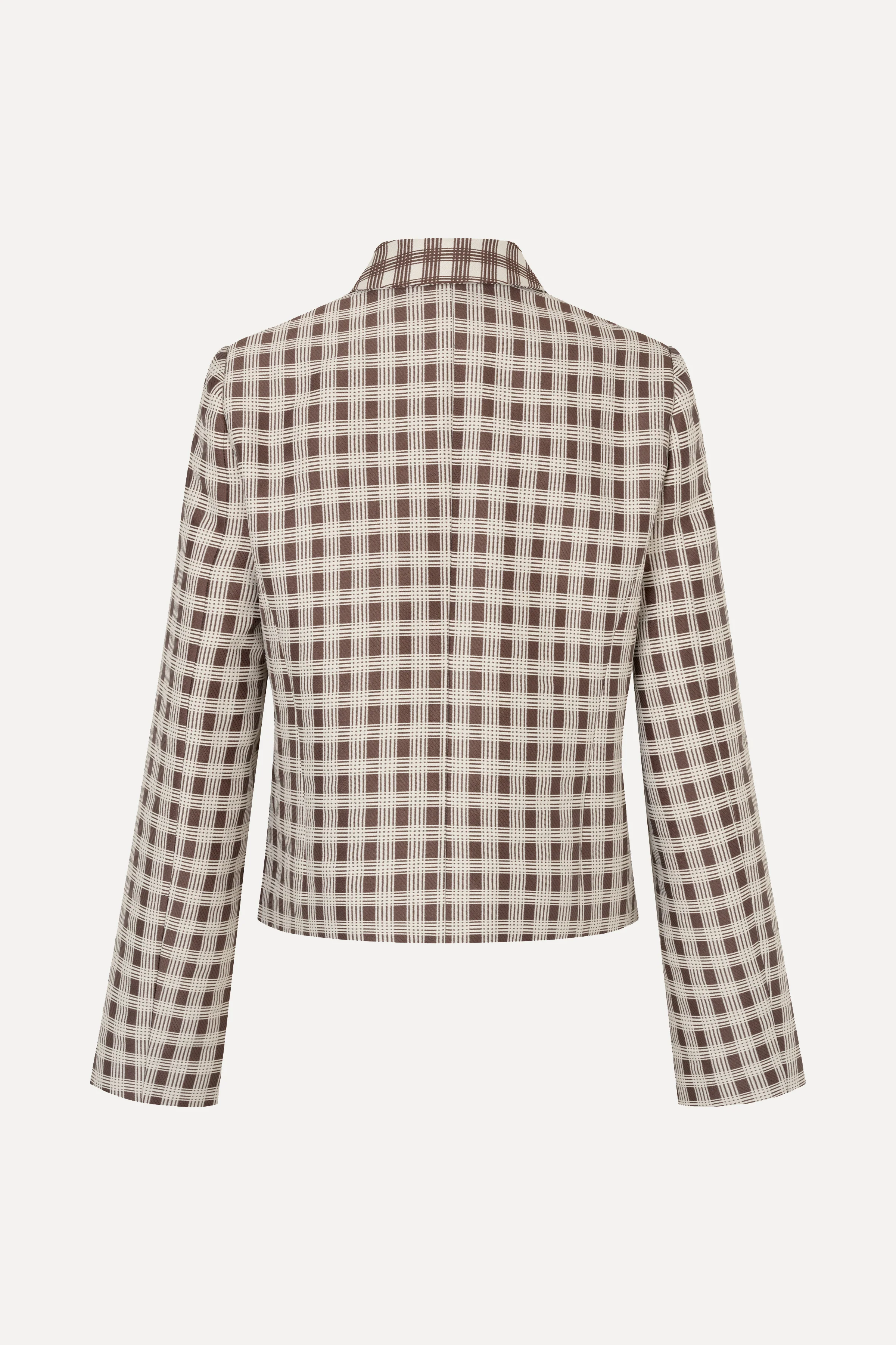 Boxy Jacket - Checks - Image 4