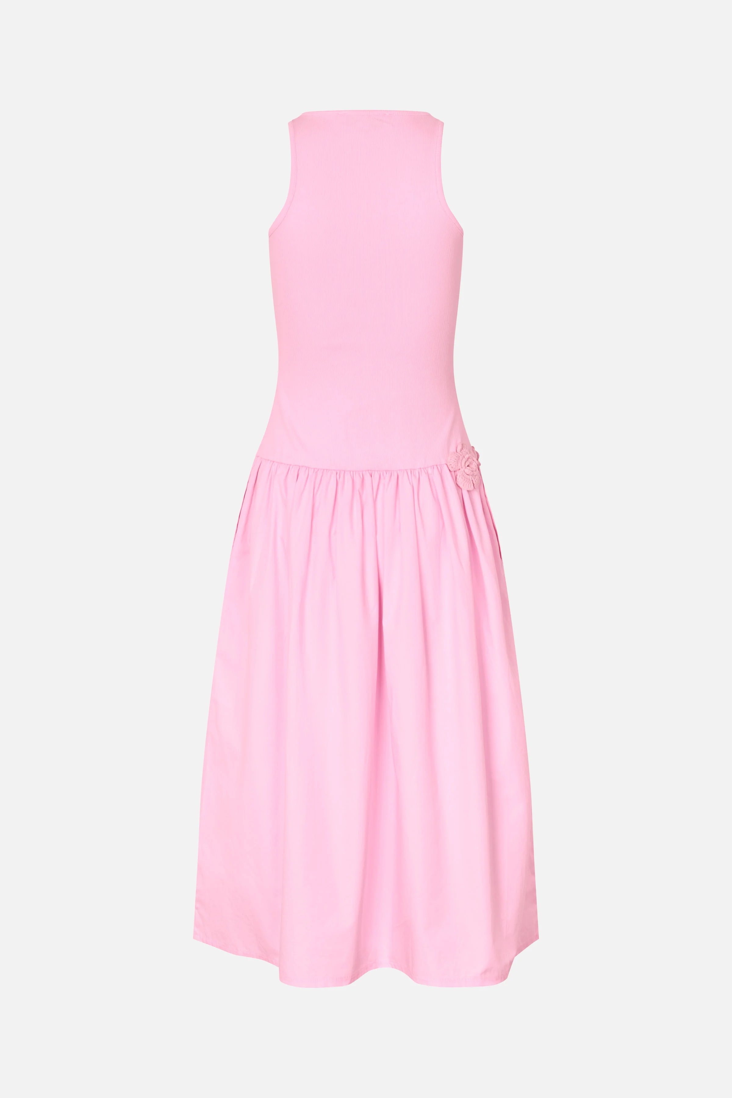 Casual Tank Midi Dress - Cherry Blossom - Image 4