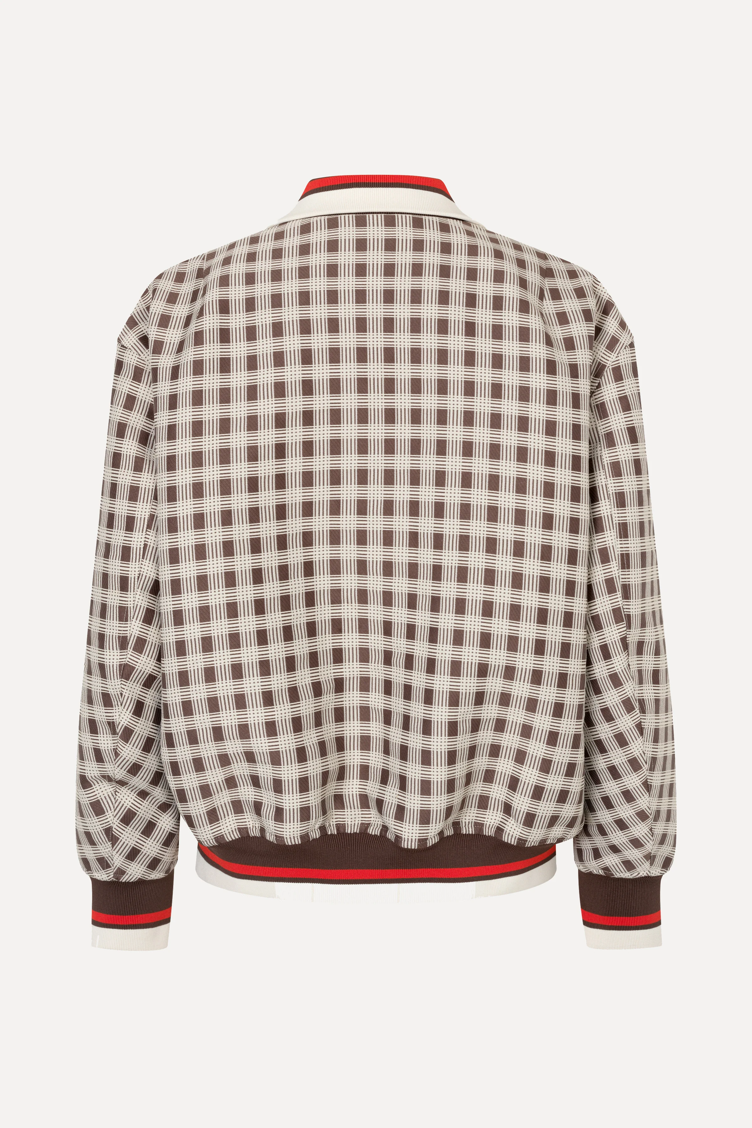 Collar Bomber Jacket - Checks - Image 4
