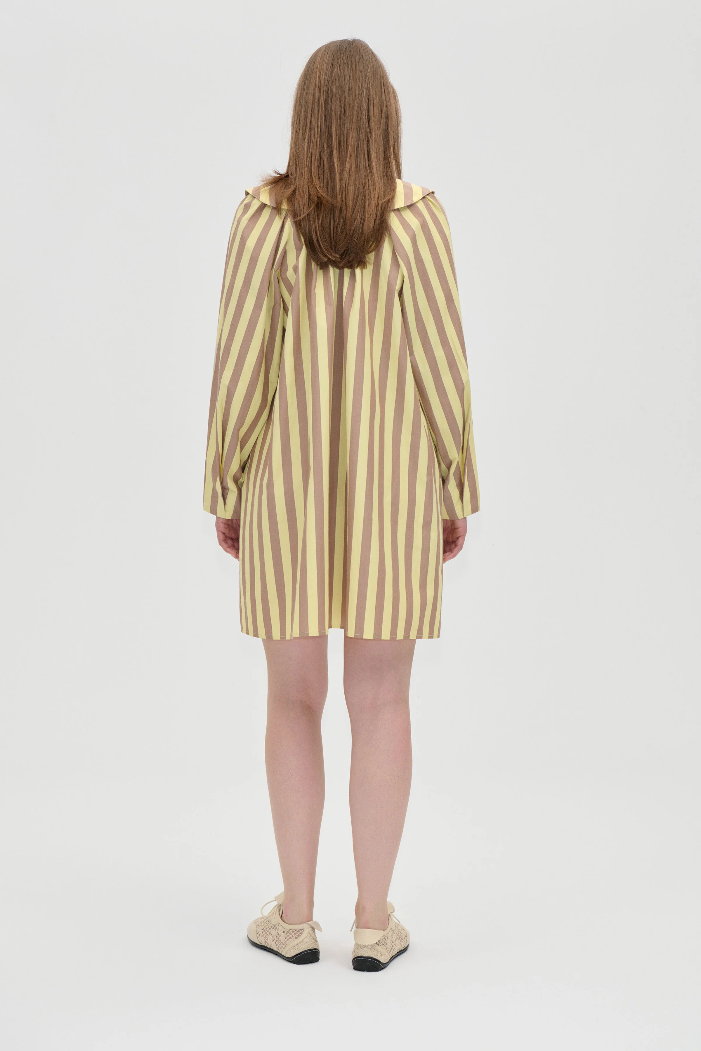 Collared Voluminous Dress - Equestrian Sun - Image 2