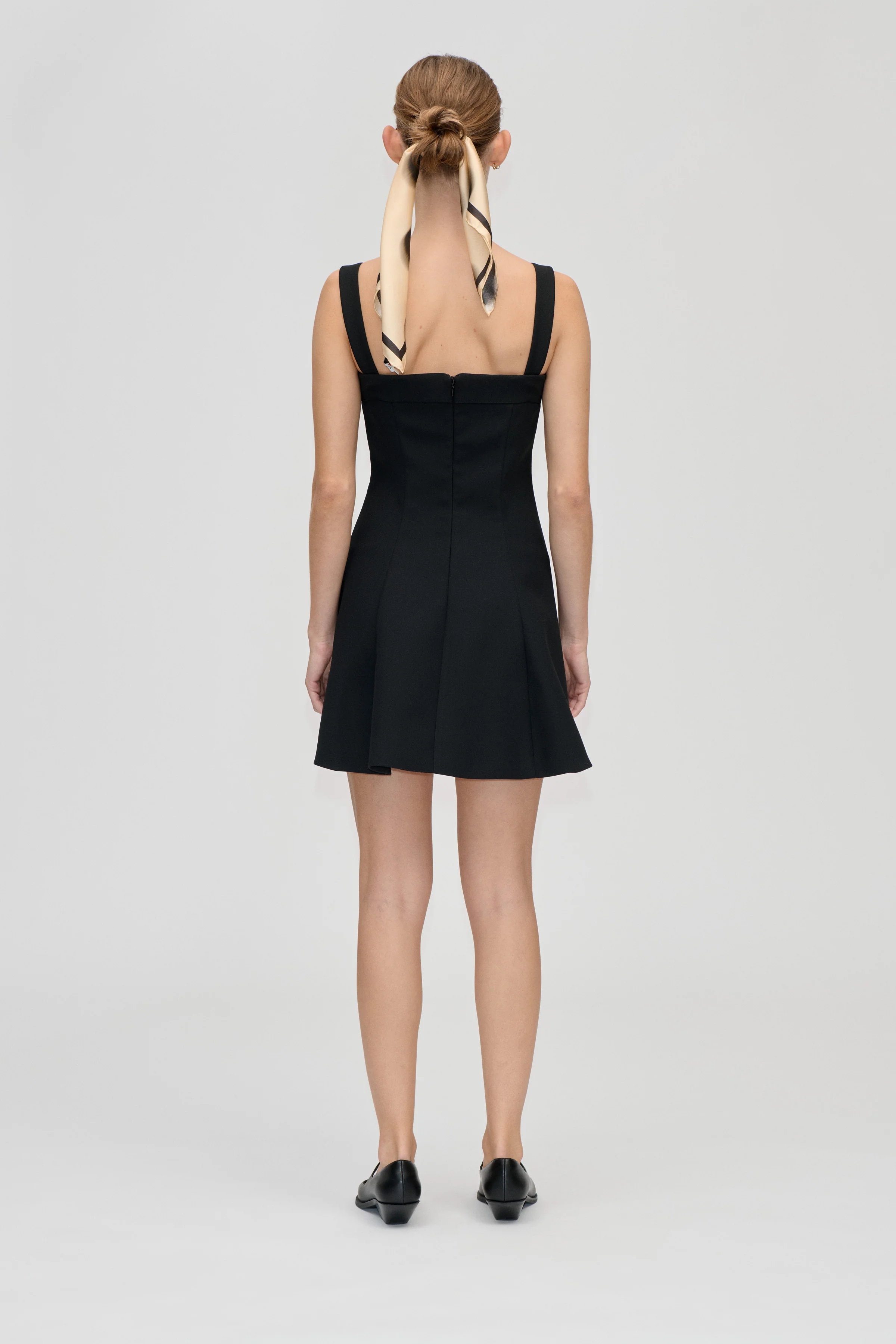 Corset Mini Dress - Black - Image 2