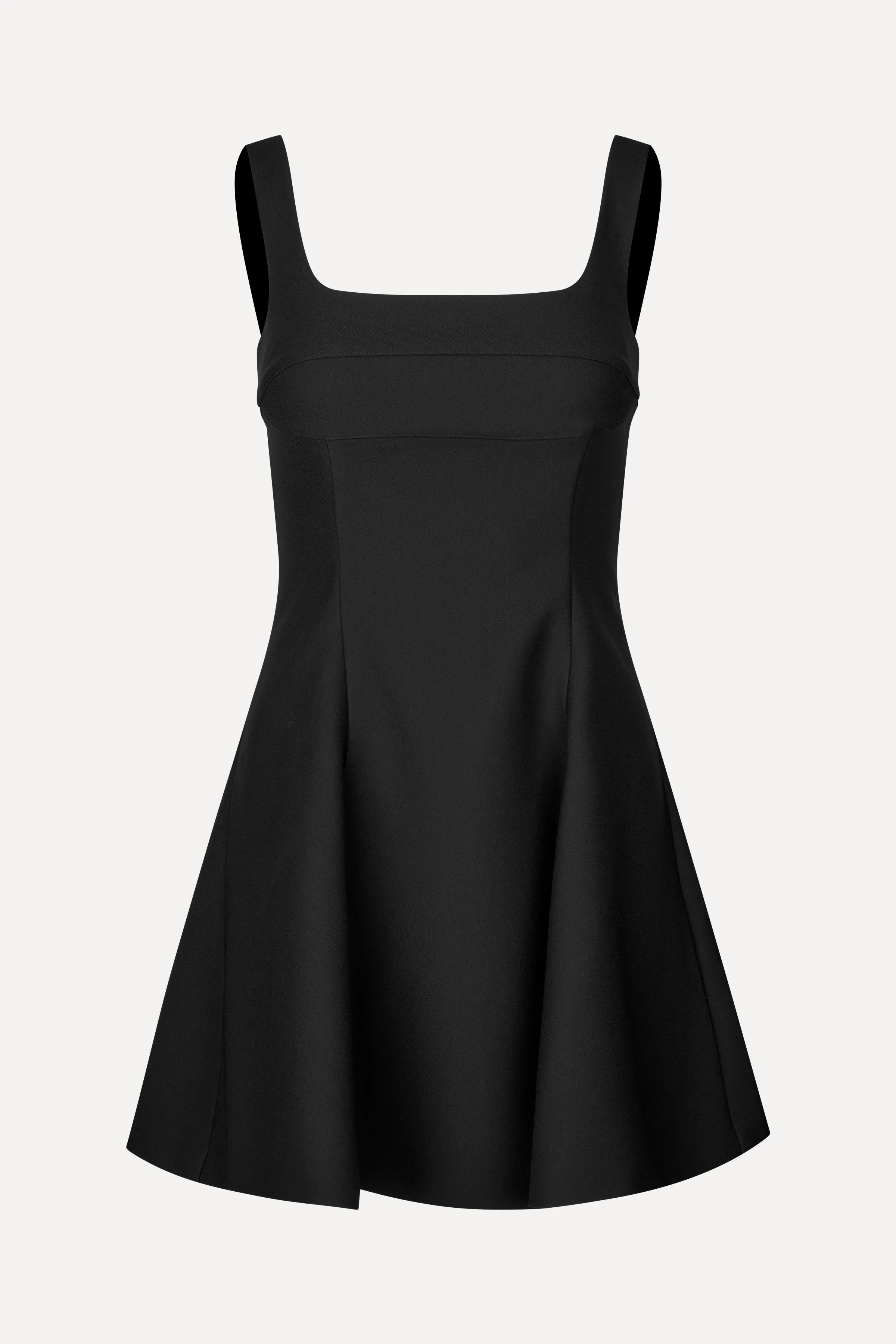 Corset Mini Dress - Black - Image 3