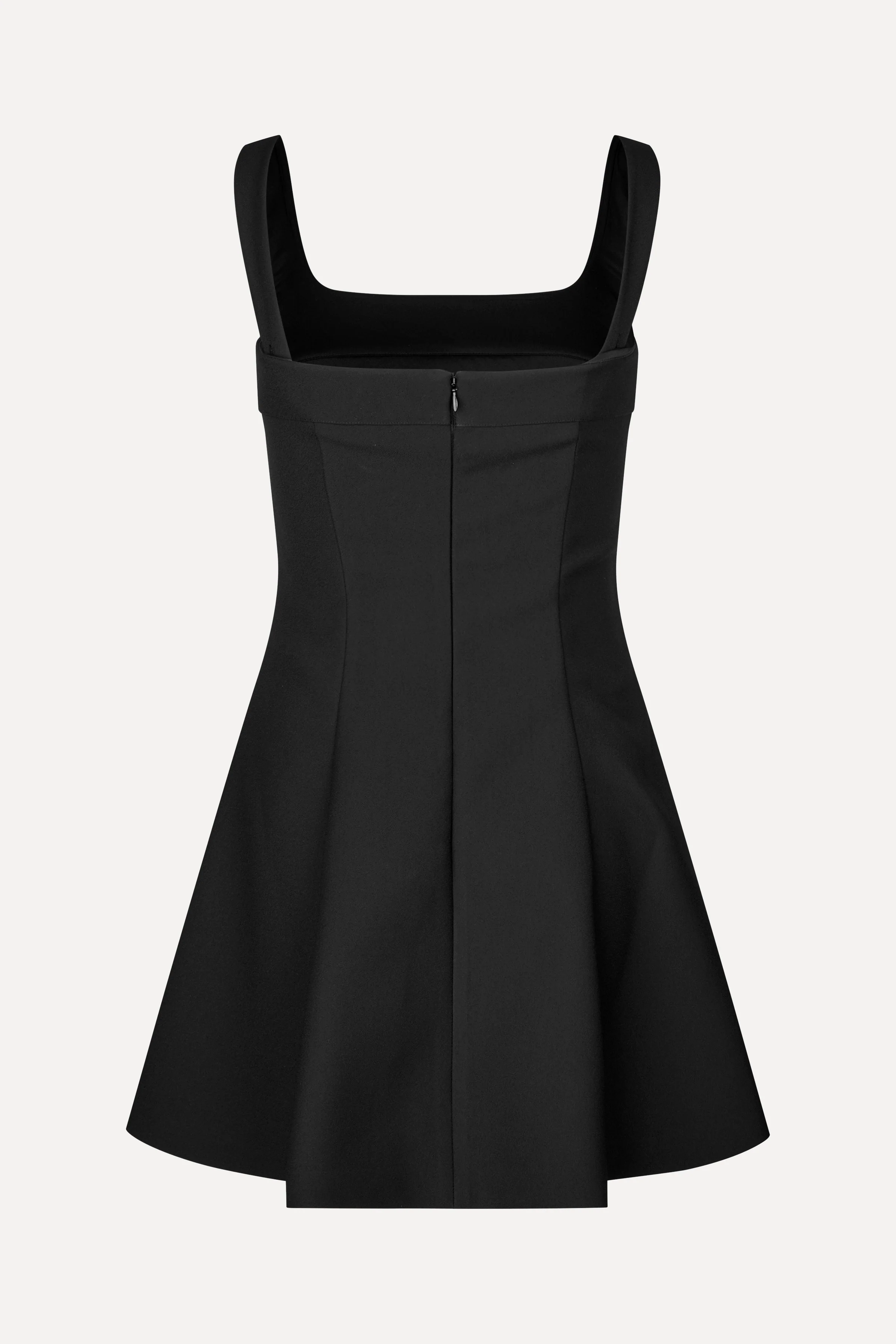 Corset Mini Dress - Black - Image 4