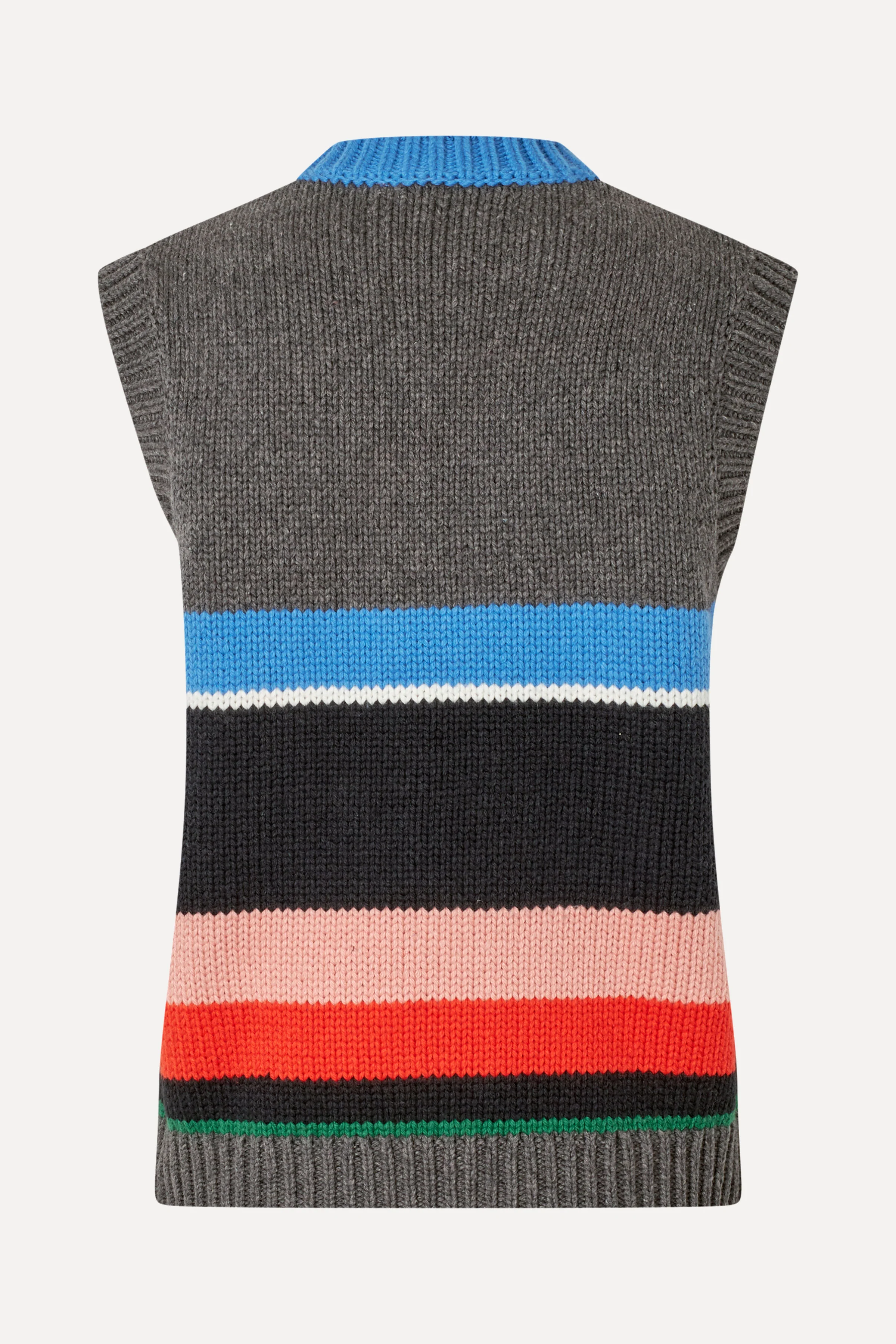Crewneck Vest - Chunky Stripes - Image 2