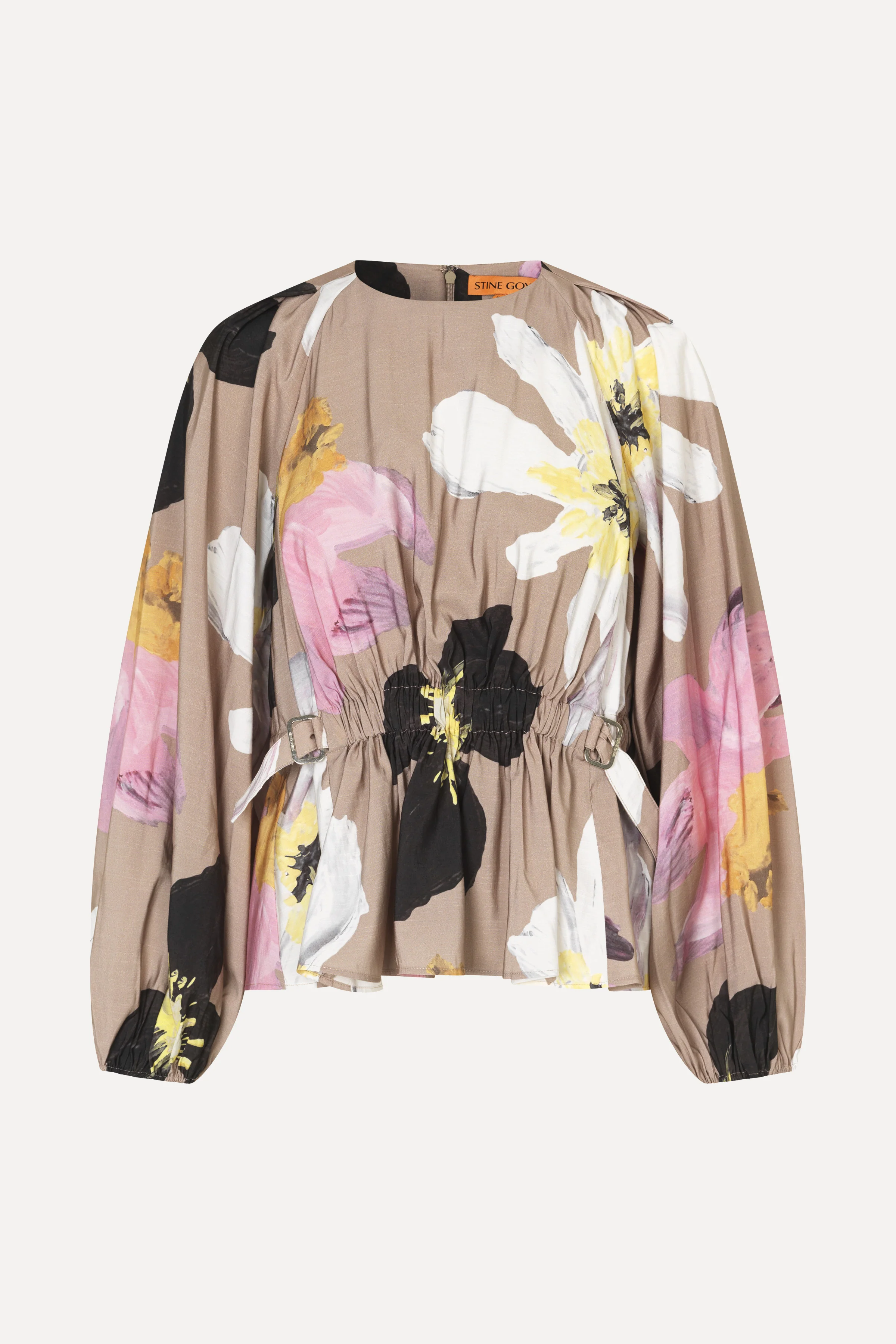 Double Buckle Raglan Top - Wild Flowers