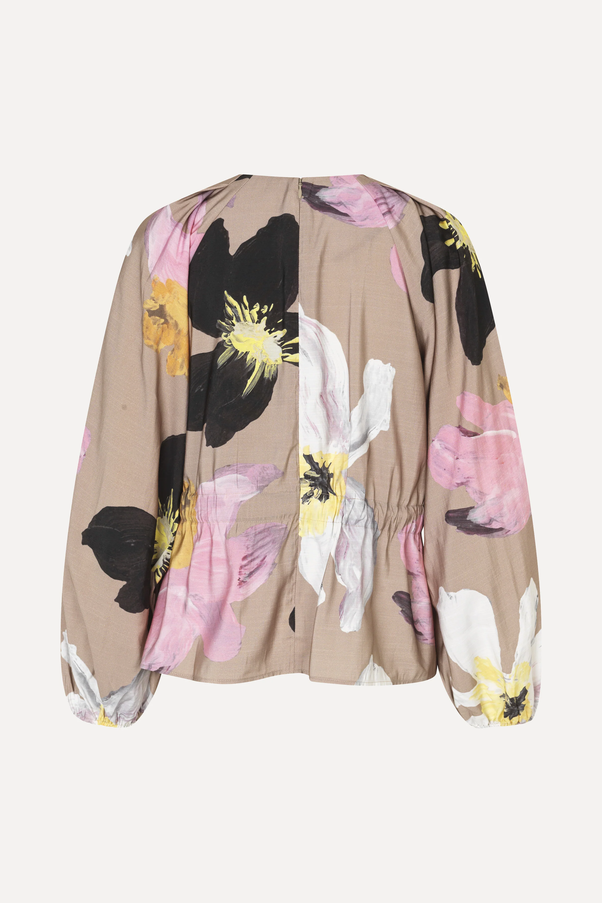 Double Buckle Raglan Top - Wild Flowers - Image 2