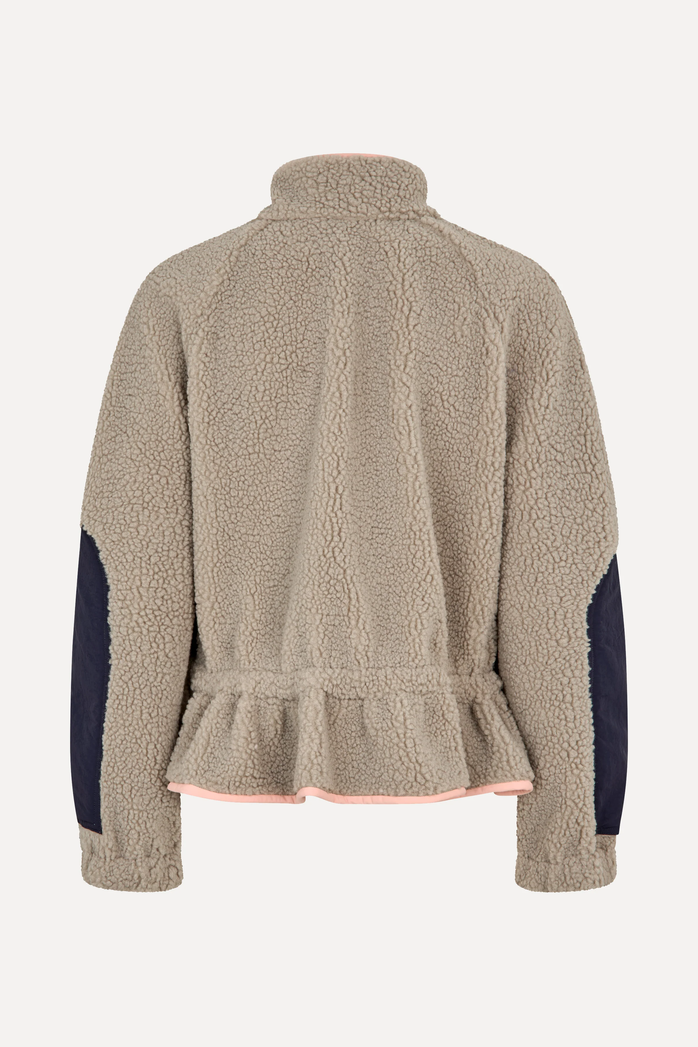Dropped Shoulder Gathered Jacket - Flint Gray - Image 3