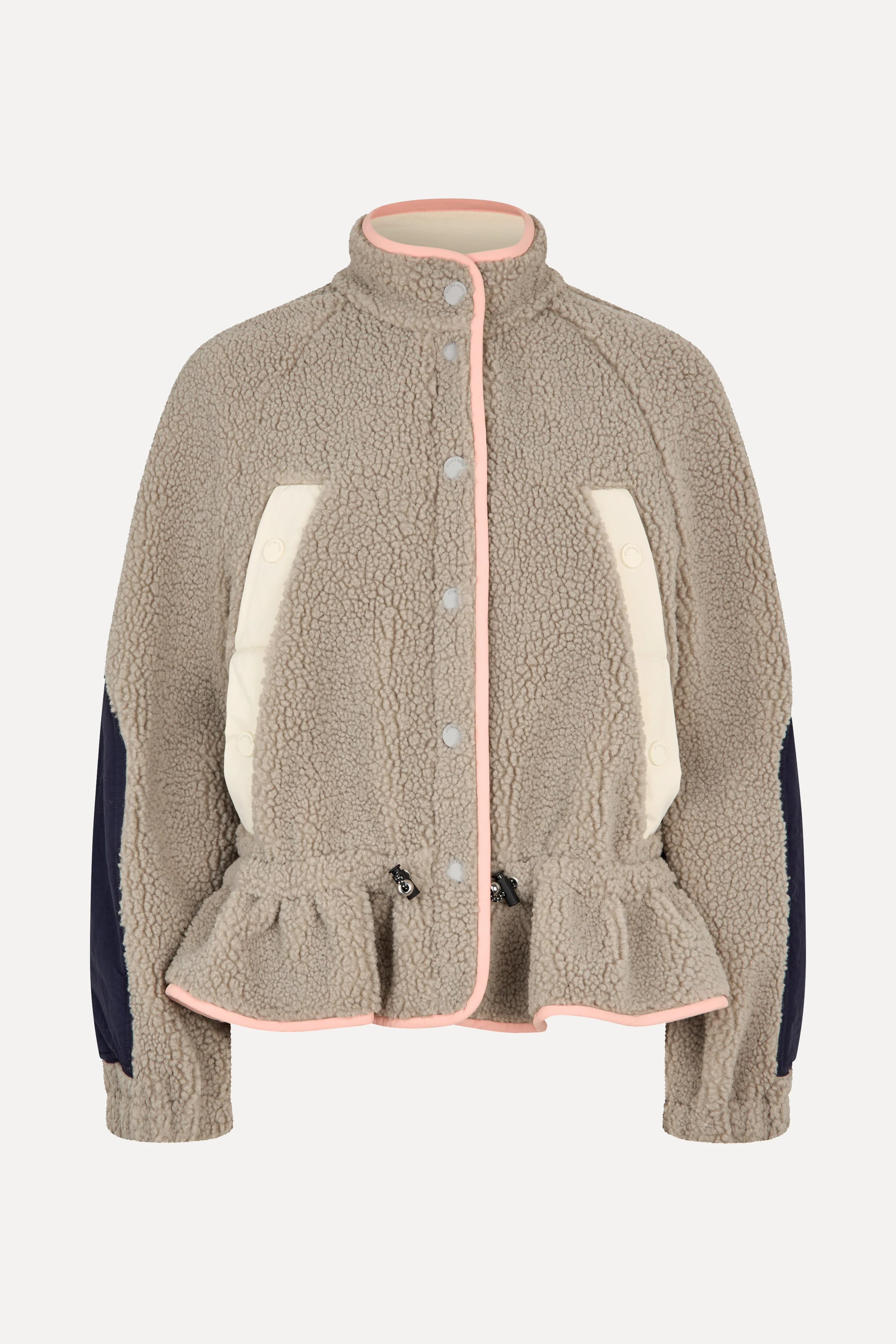 Dropped Shoulder Gathered Jacket - Flint Gray - Image 4