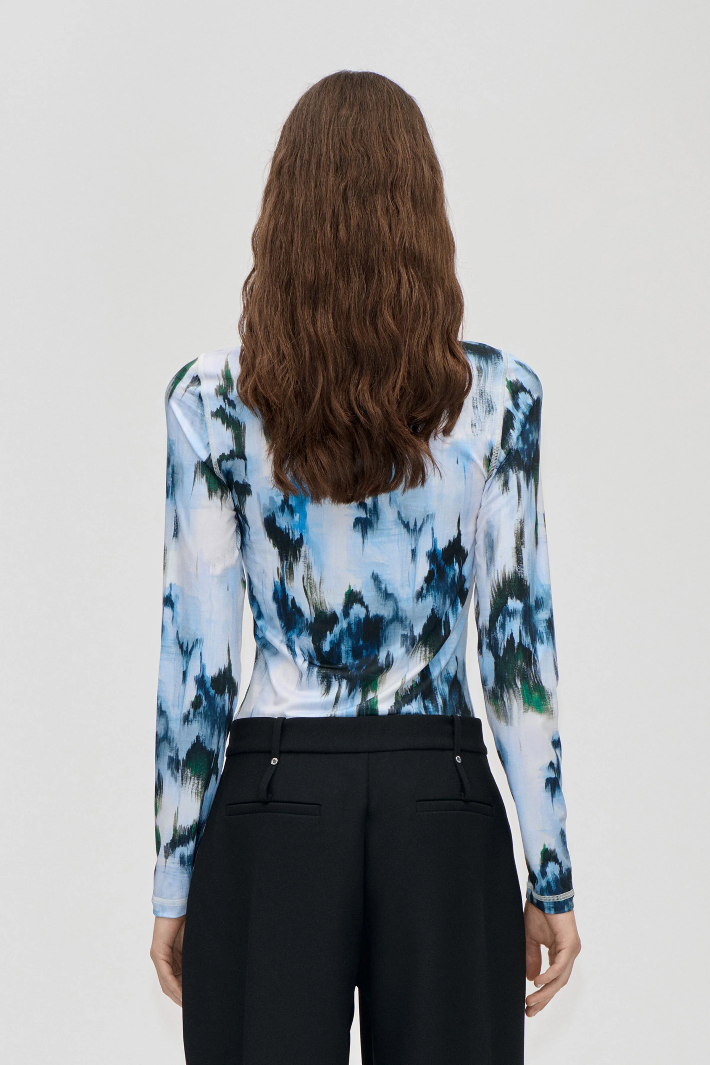 Elastic Long Sleeve Top - Afterbloom - Image 2