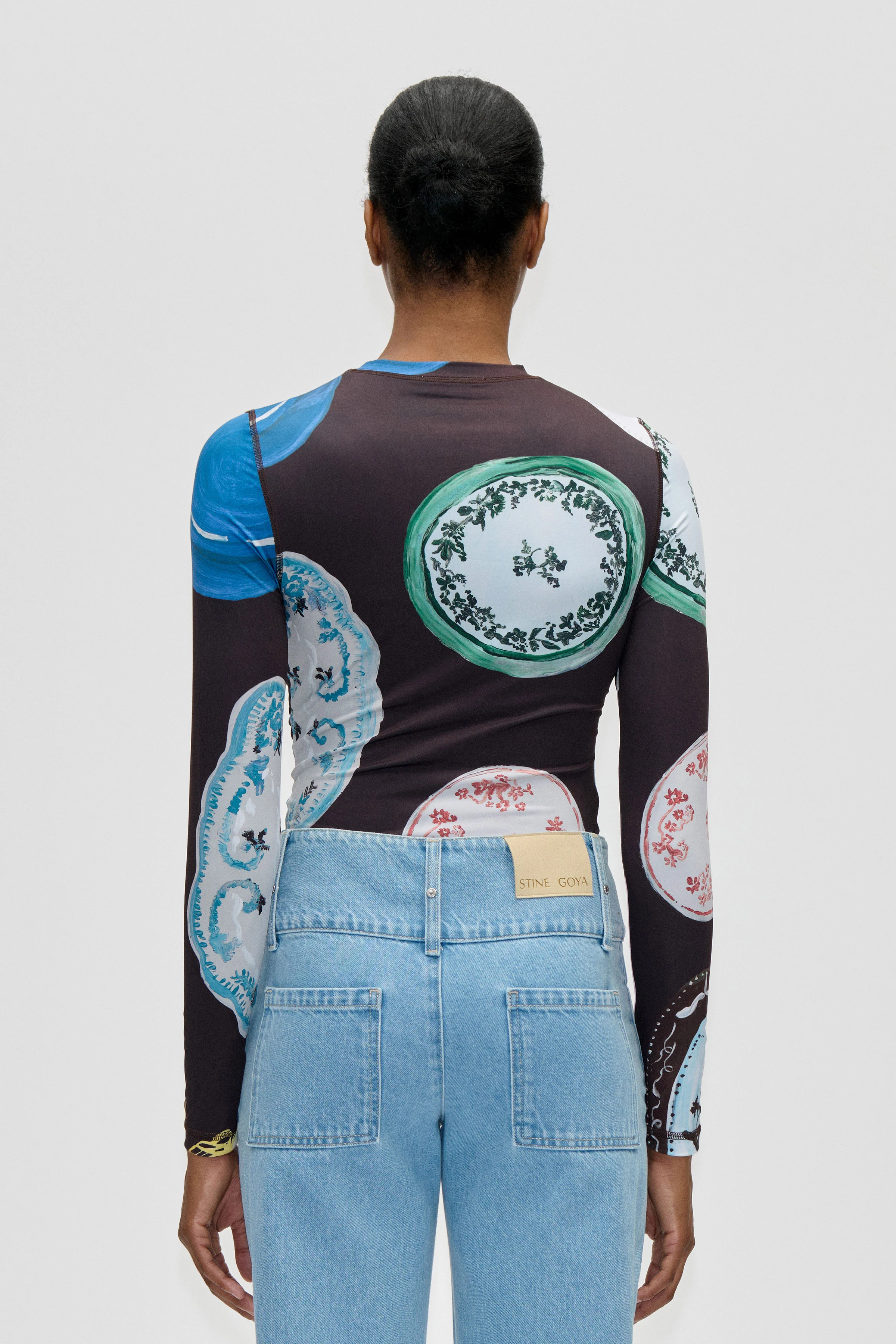 Elastic Long Sleeve Top - The Platera - Image 2