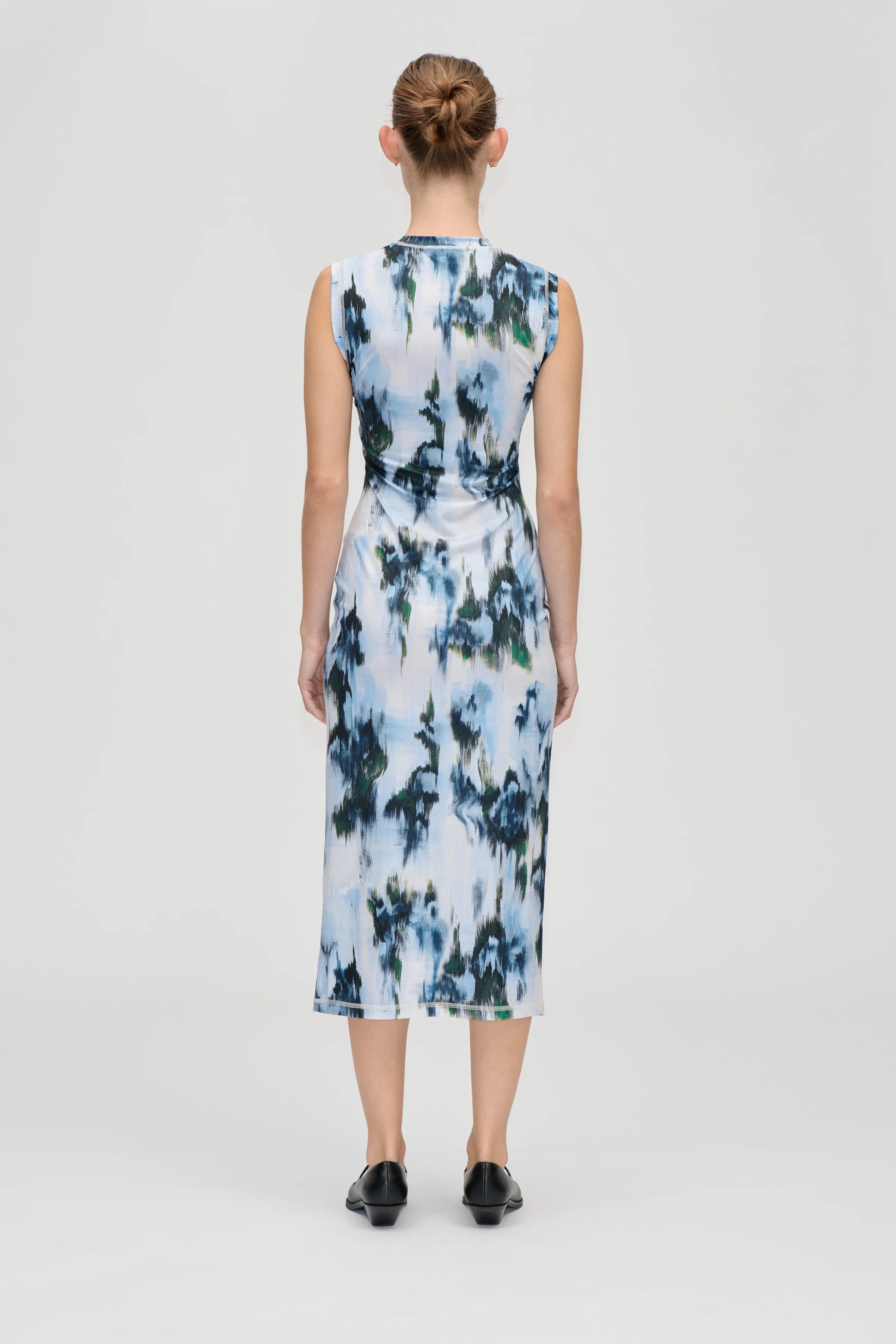 Elastic Tank Crewneck Dress - Afterbloom - Image 2