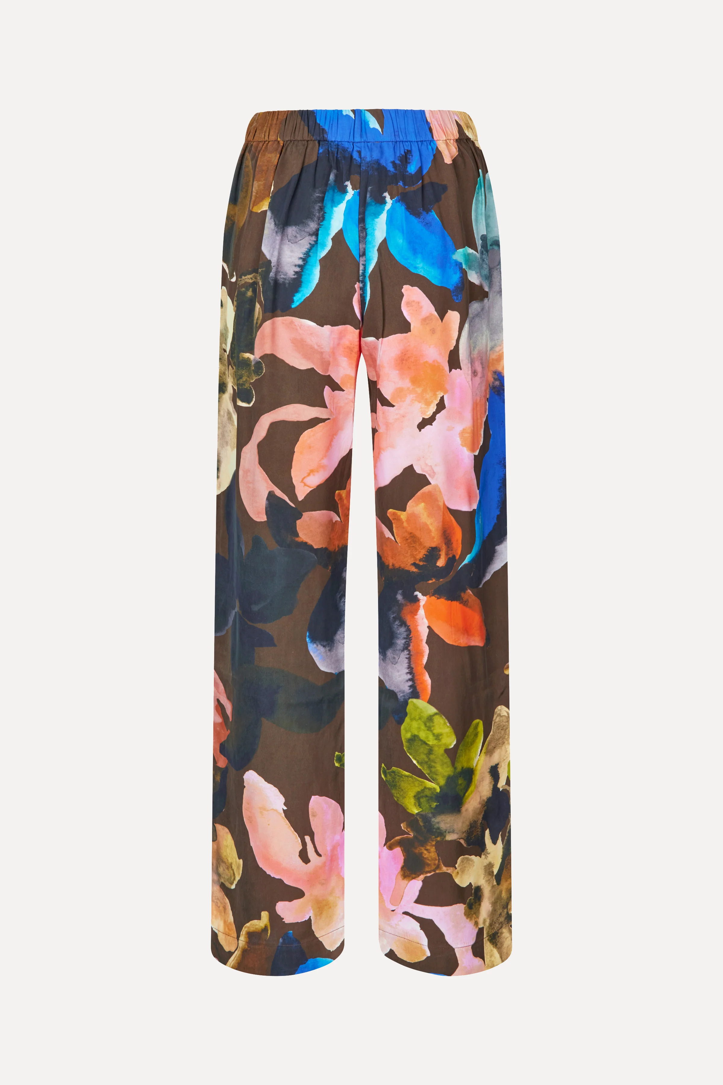Elasticated Long Pants - Aquarelle Garden - Image 2