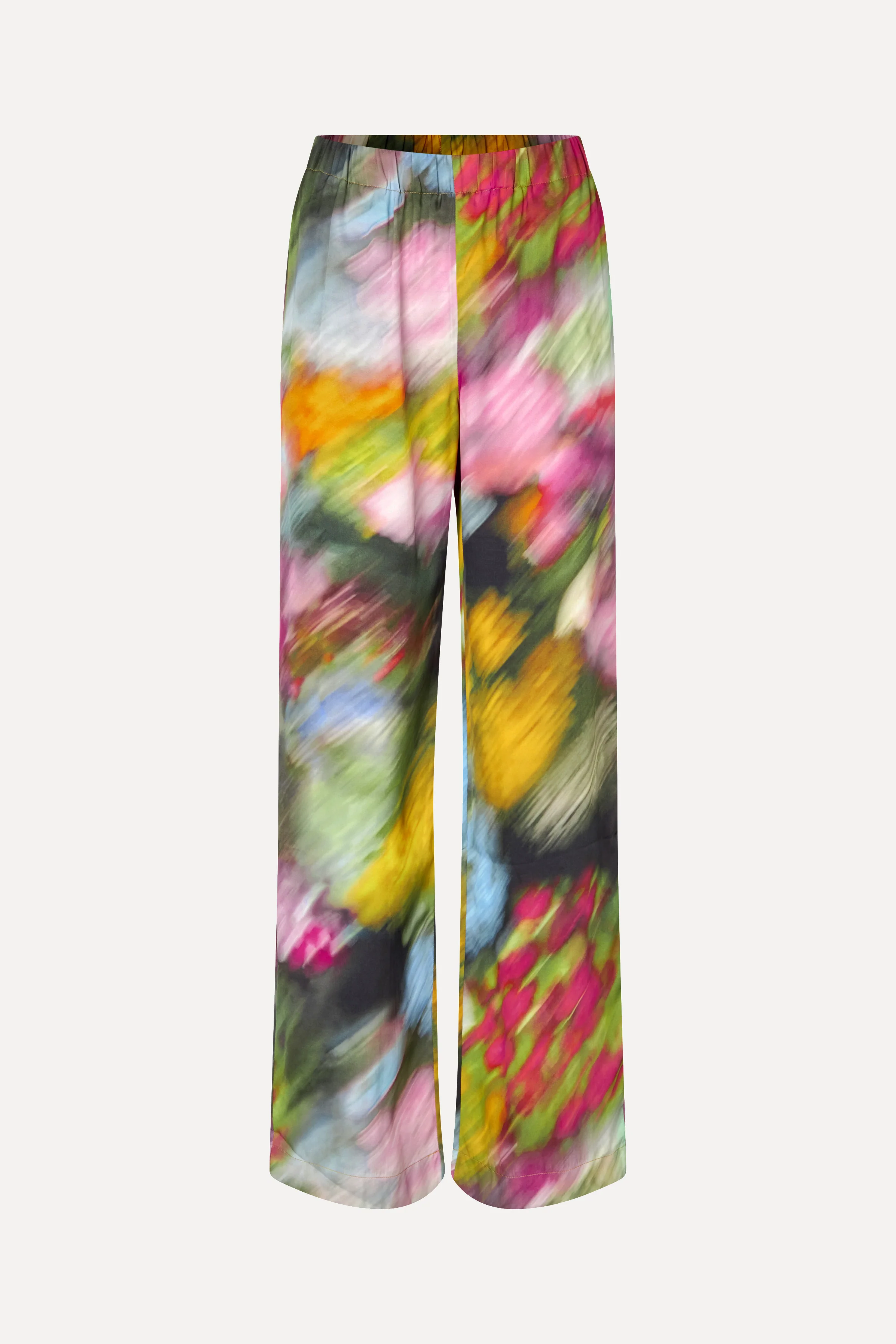 Elasticated Long Pants - Liquid Floral - Image 2
