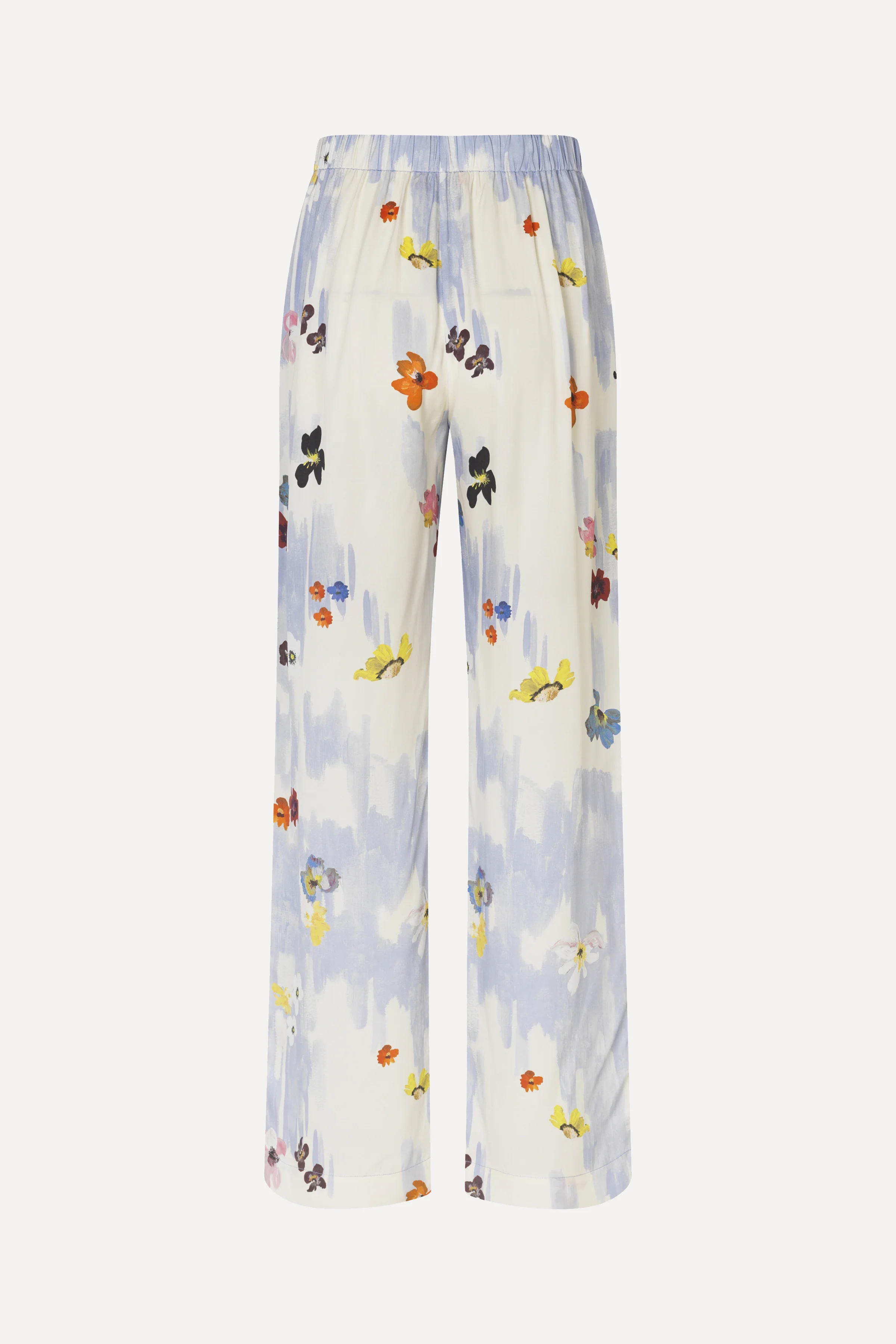 Elasticated Long Pants - Skyfall Flowers
