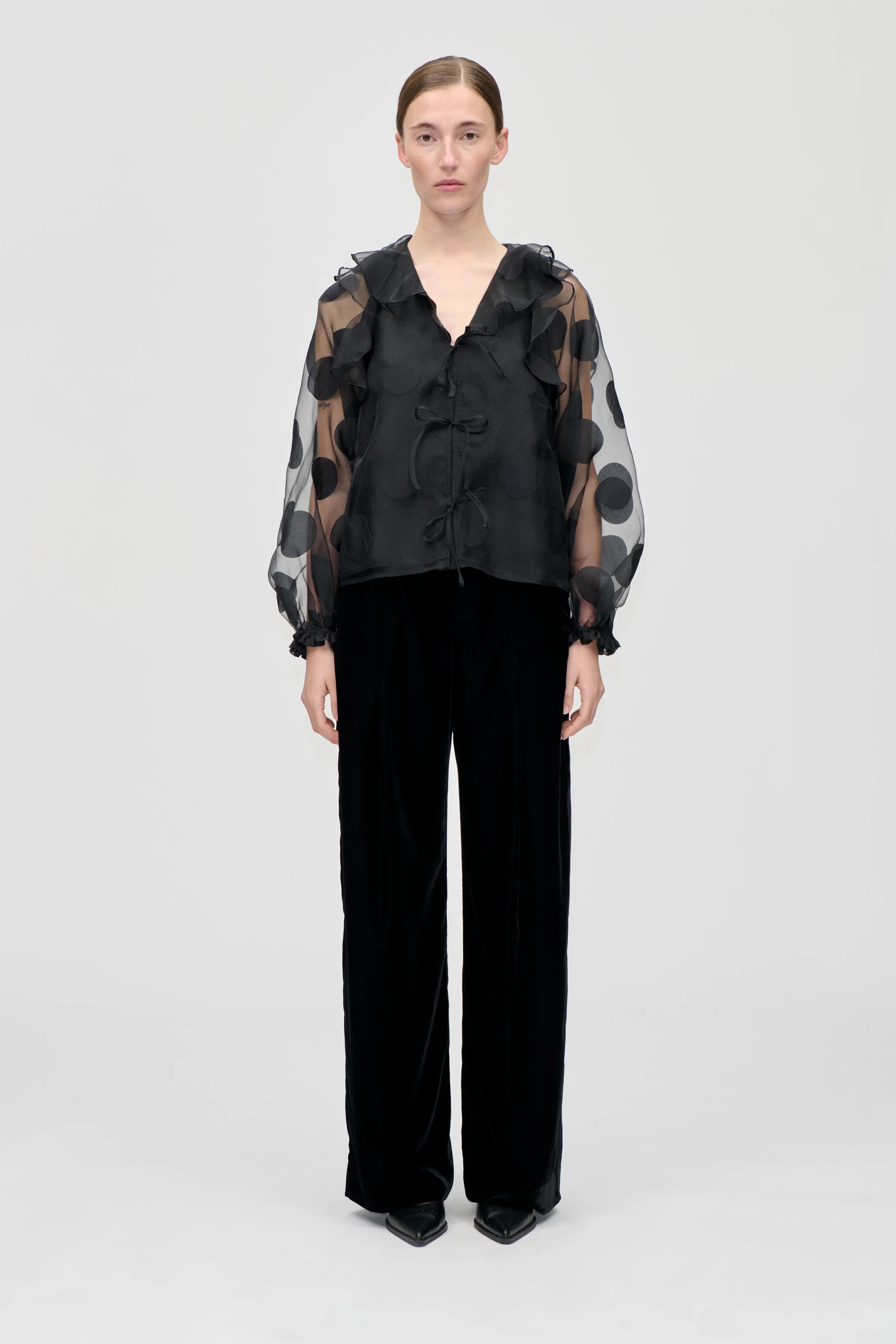 Elasticated Pants - Black