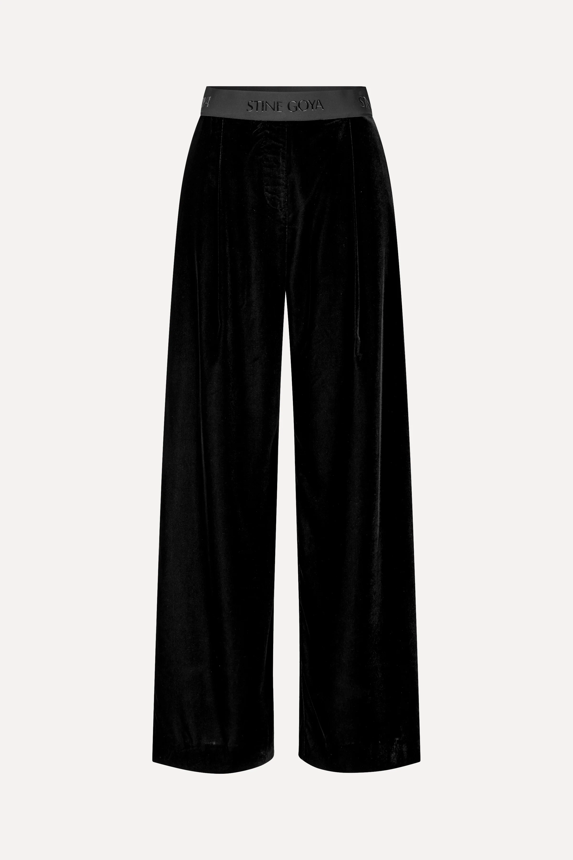Elasticated Pants - Black - Image 3