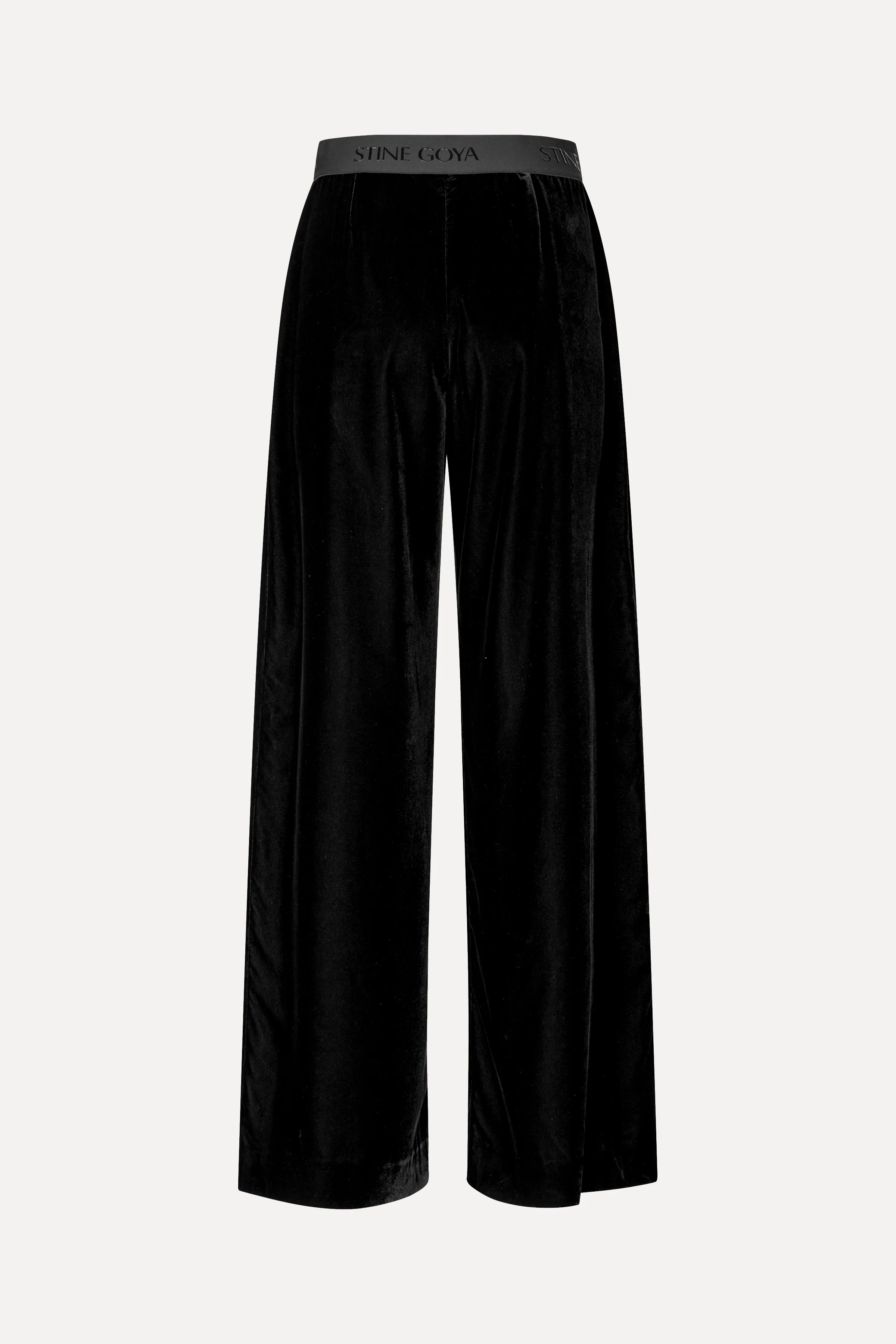 Elasticated Pants - Black - Image 4