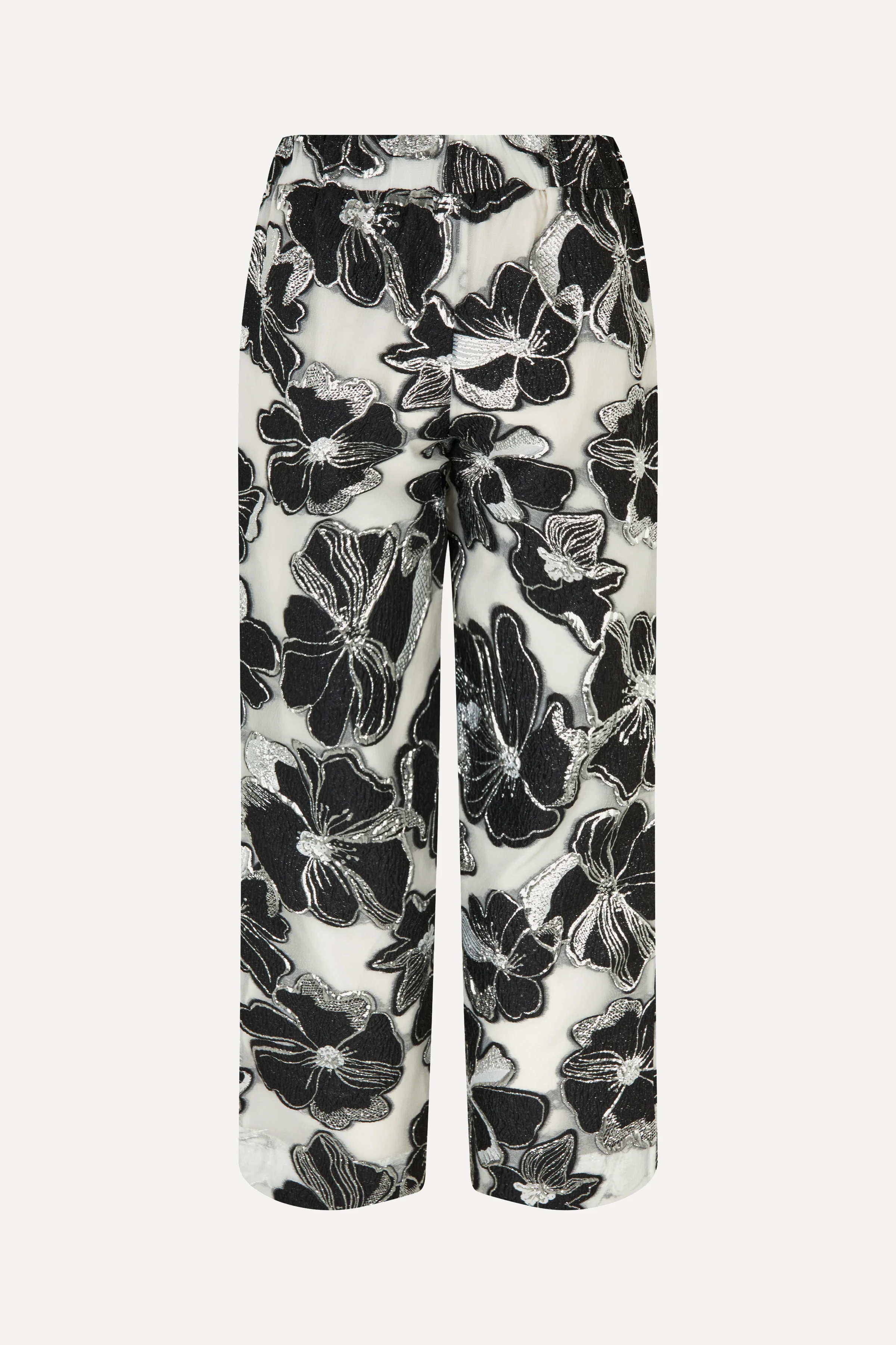 Elasticated Waistband Pants - Anemone Jacquard - Image 2