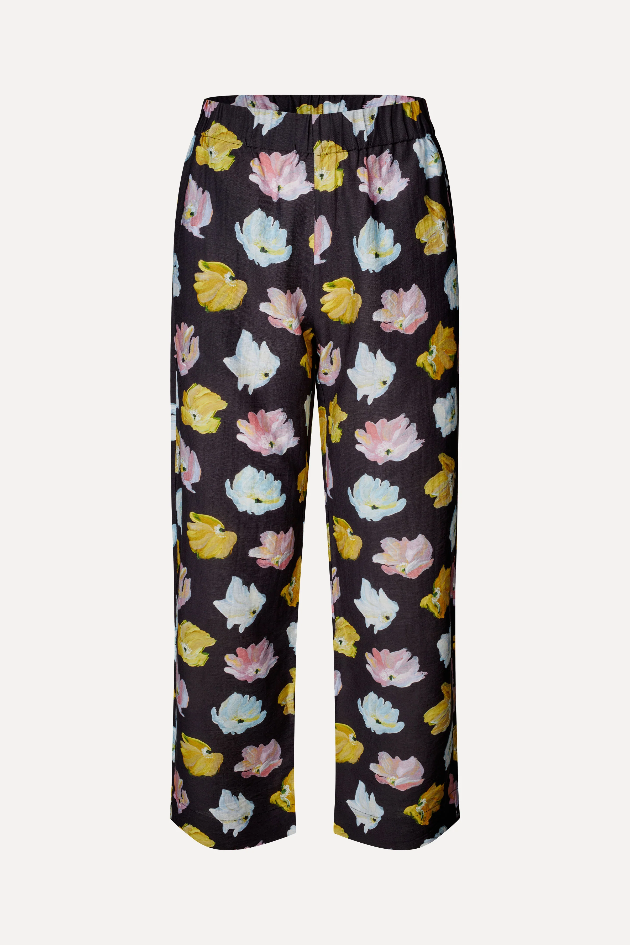 Elasticated Waistband Pants - Morgensol Poppies - Image 3