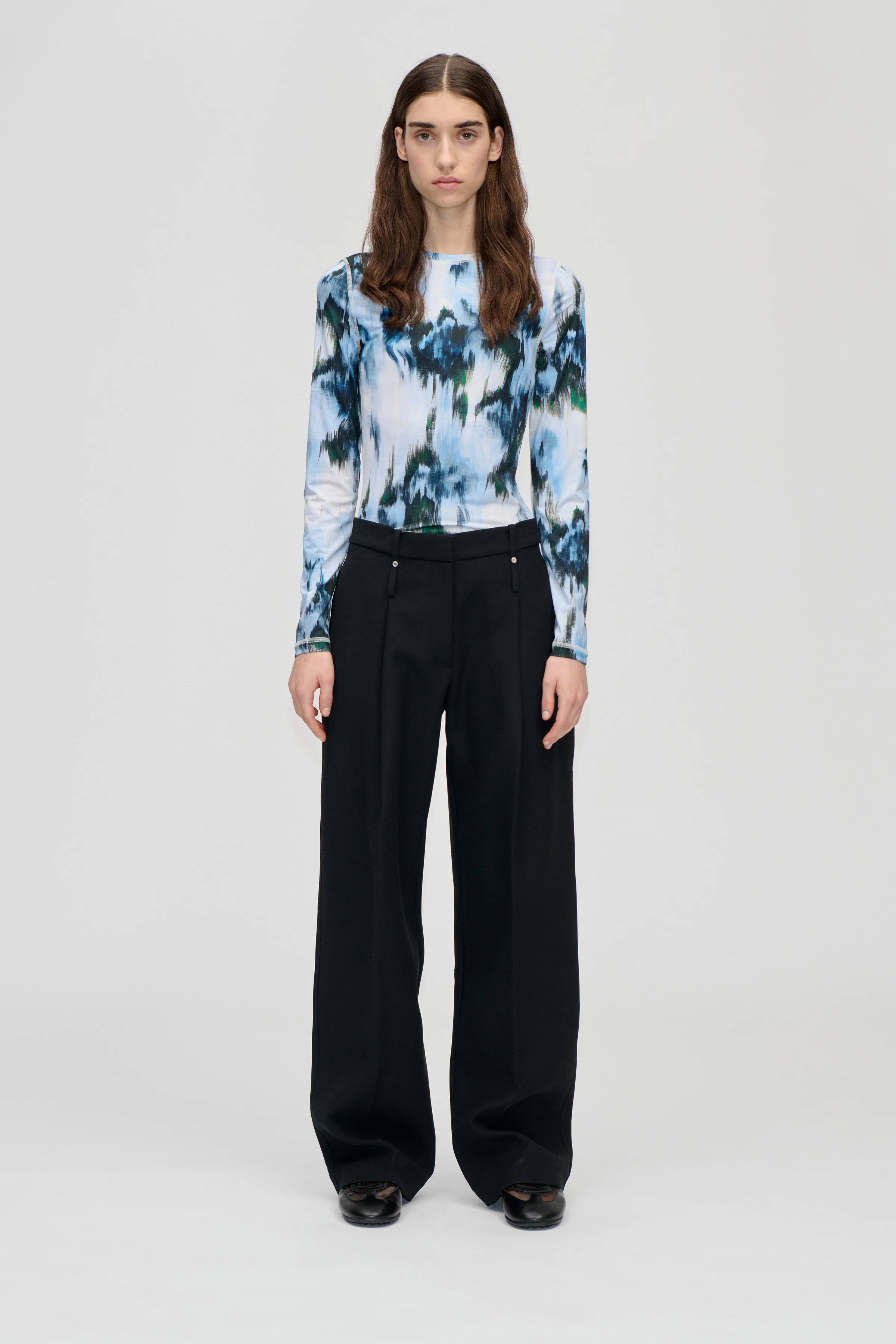 Elevated Pleat Pants - Black