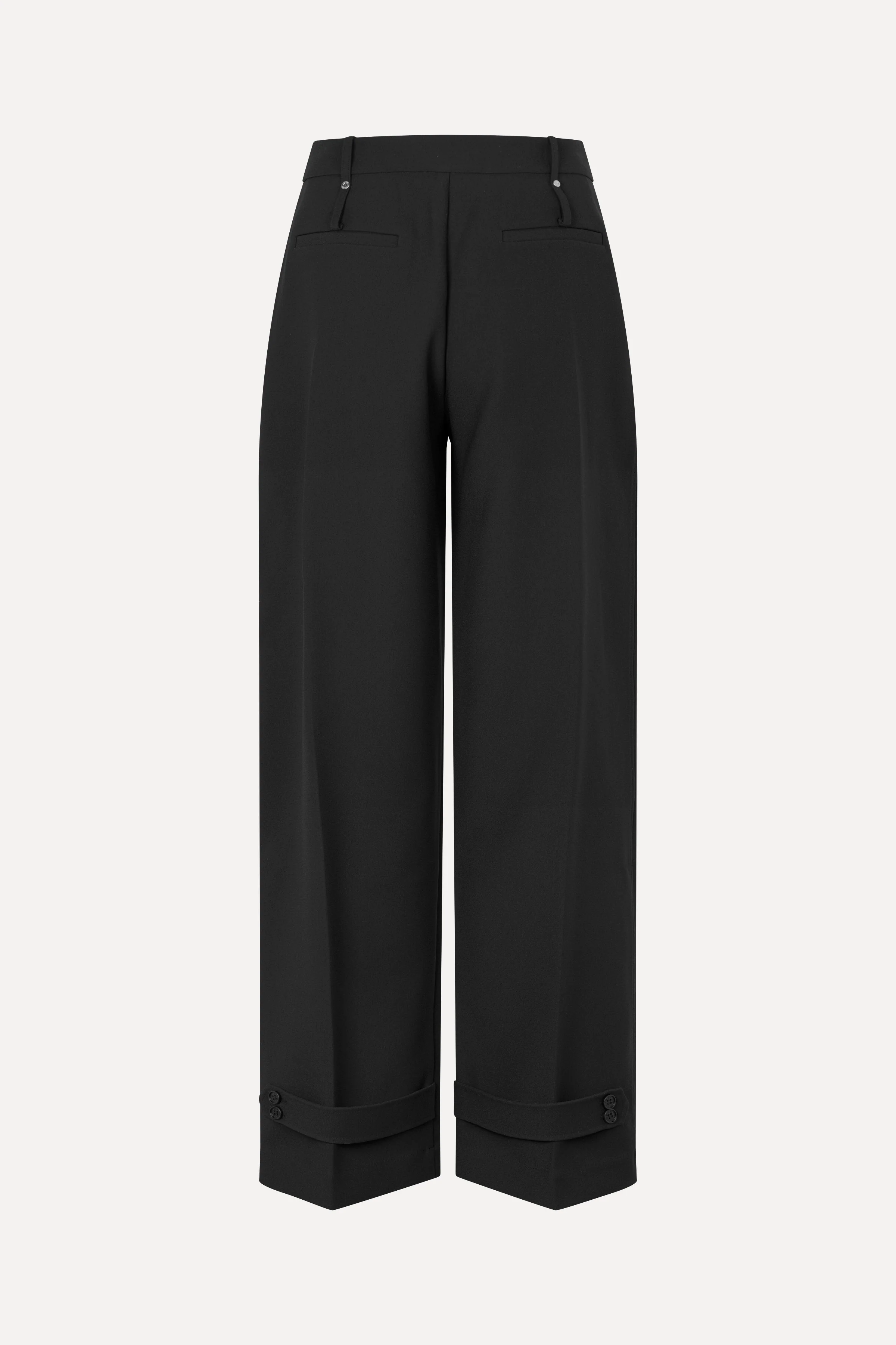 Elevated Pleat Pants - Black - Image 3