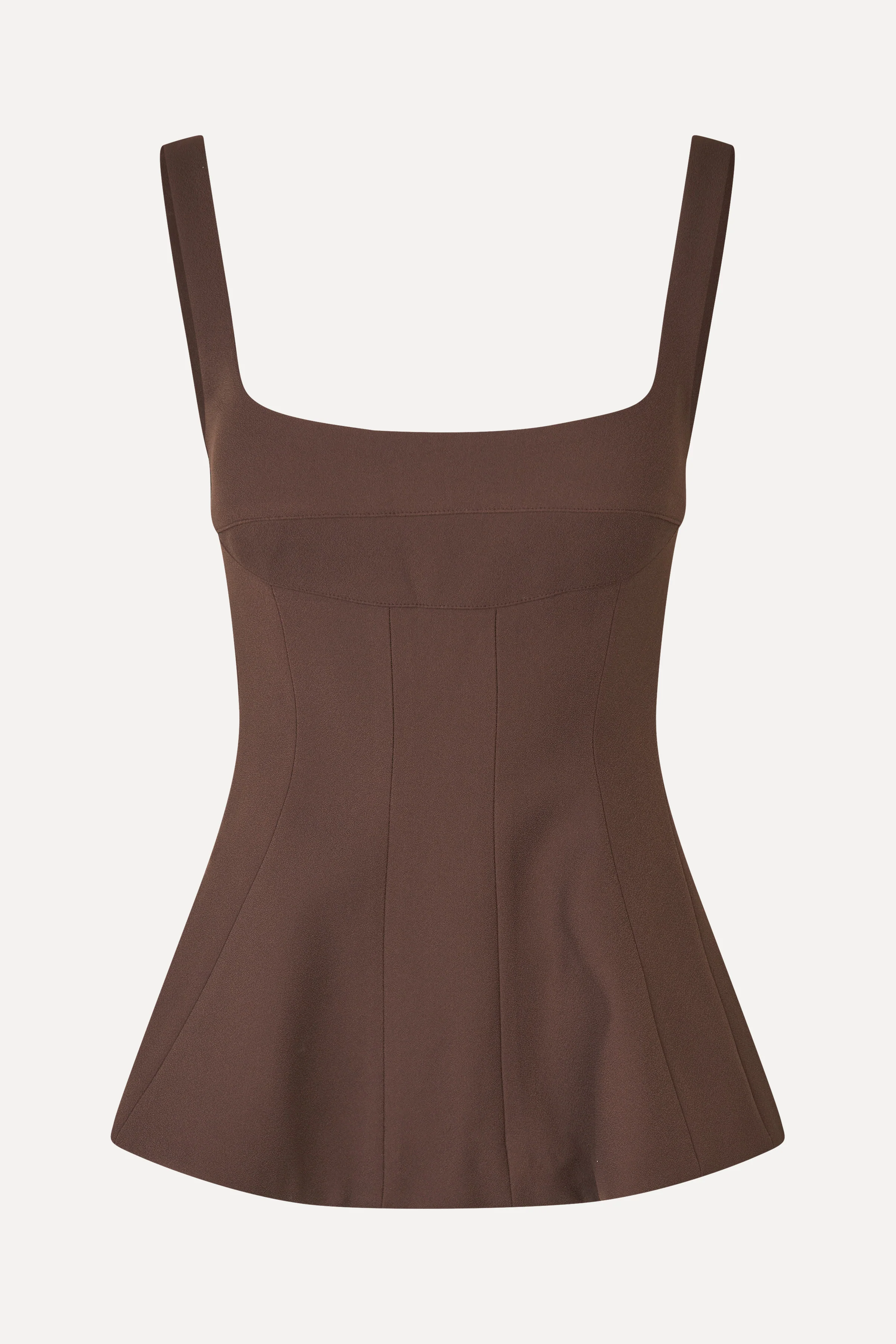 Elevated Structured Top - Cocoa - Image 3