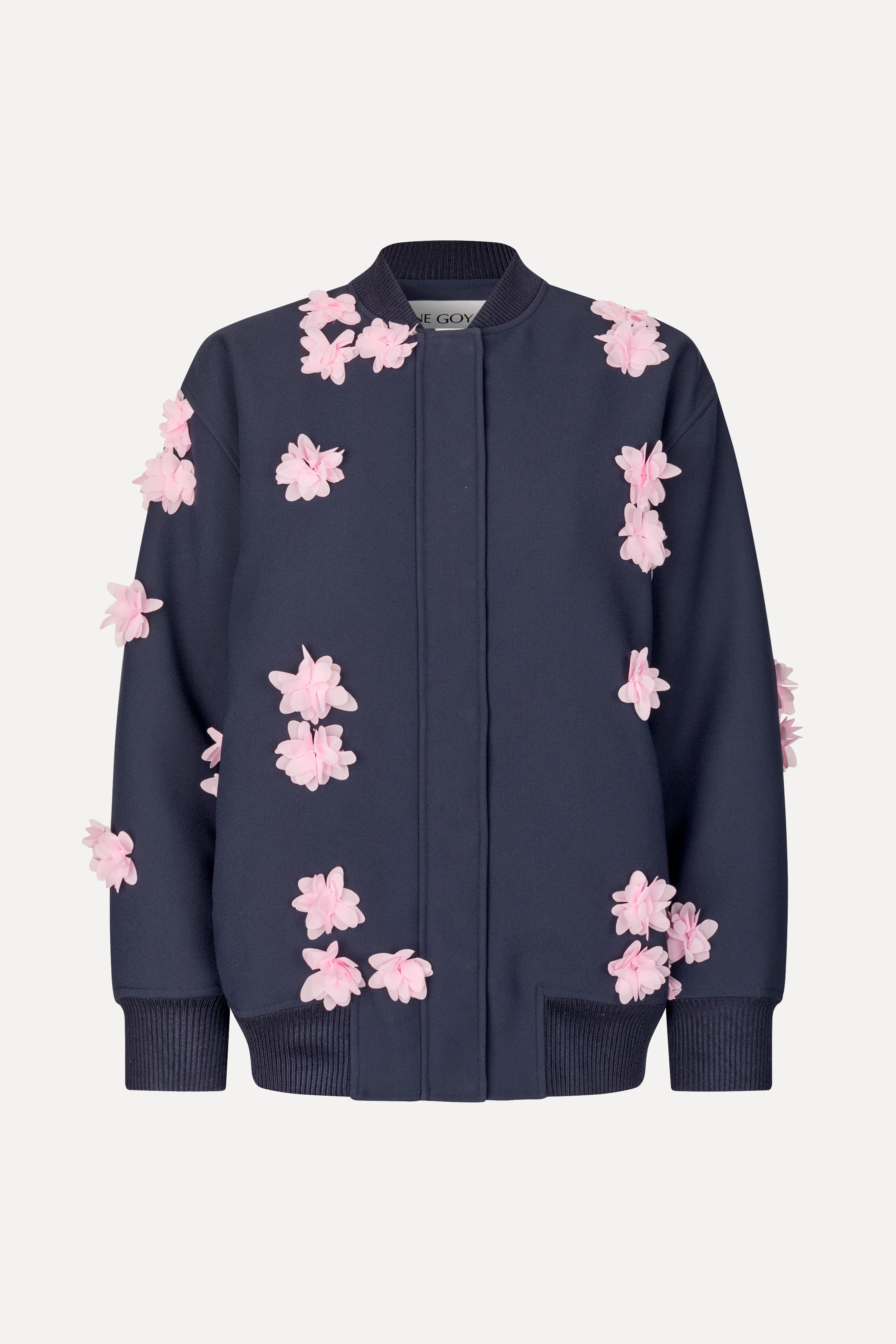 Floral Bomber Jacket - Pink Petunia - Image 3