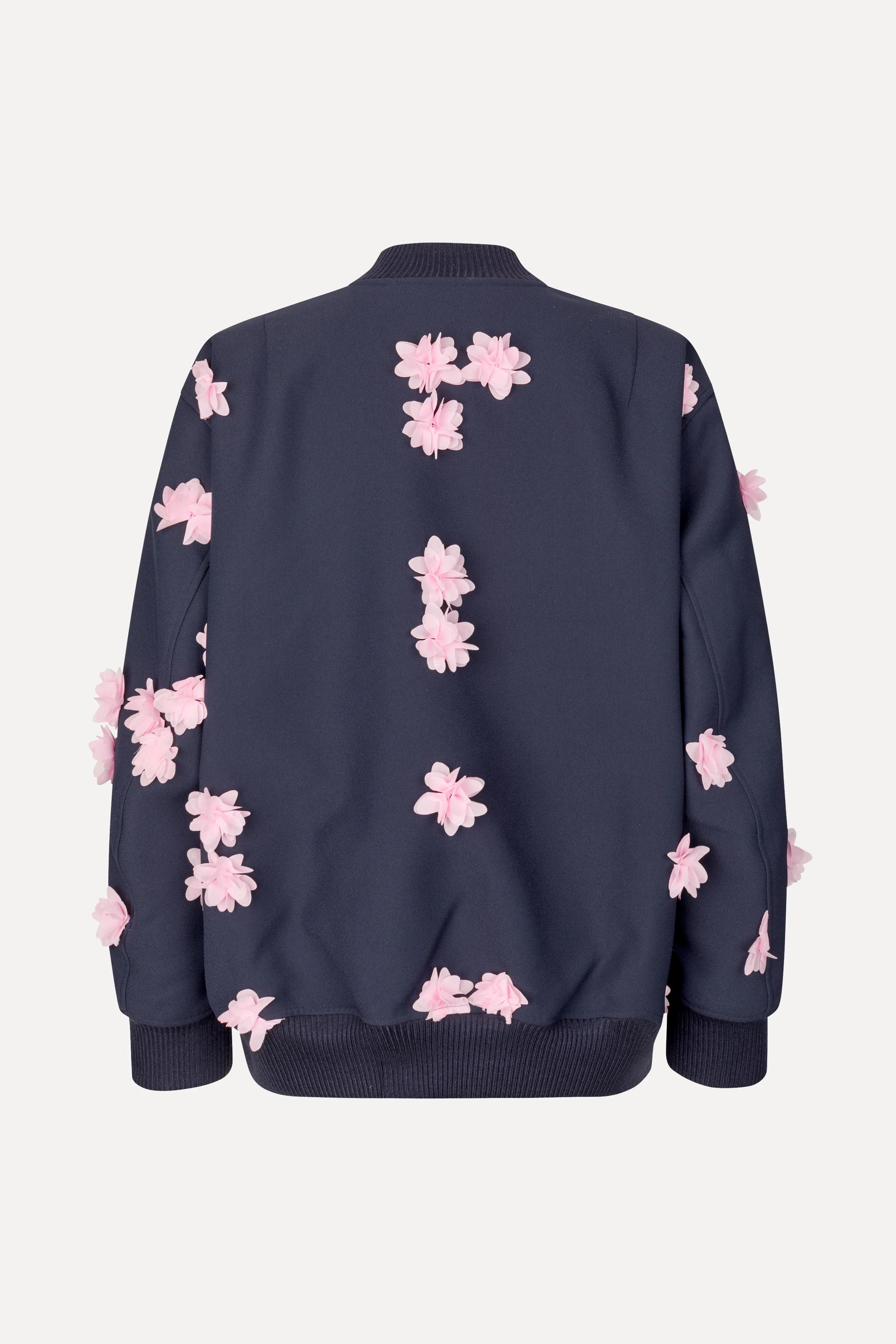 Floral Bomber Jacket - Pink Petunia - Image 4