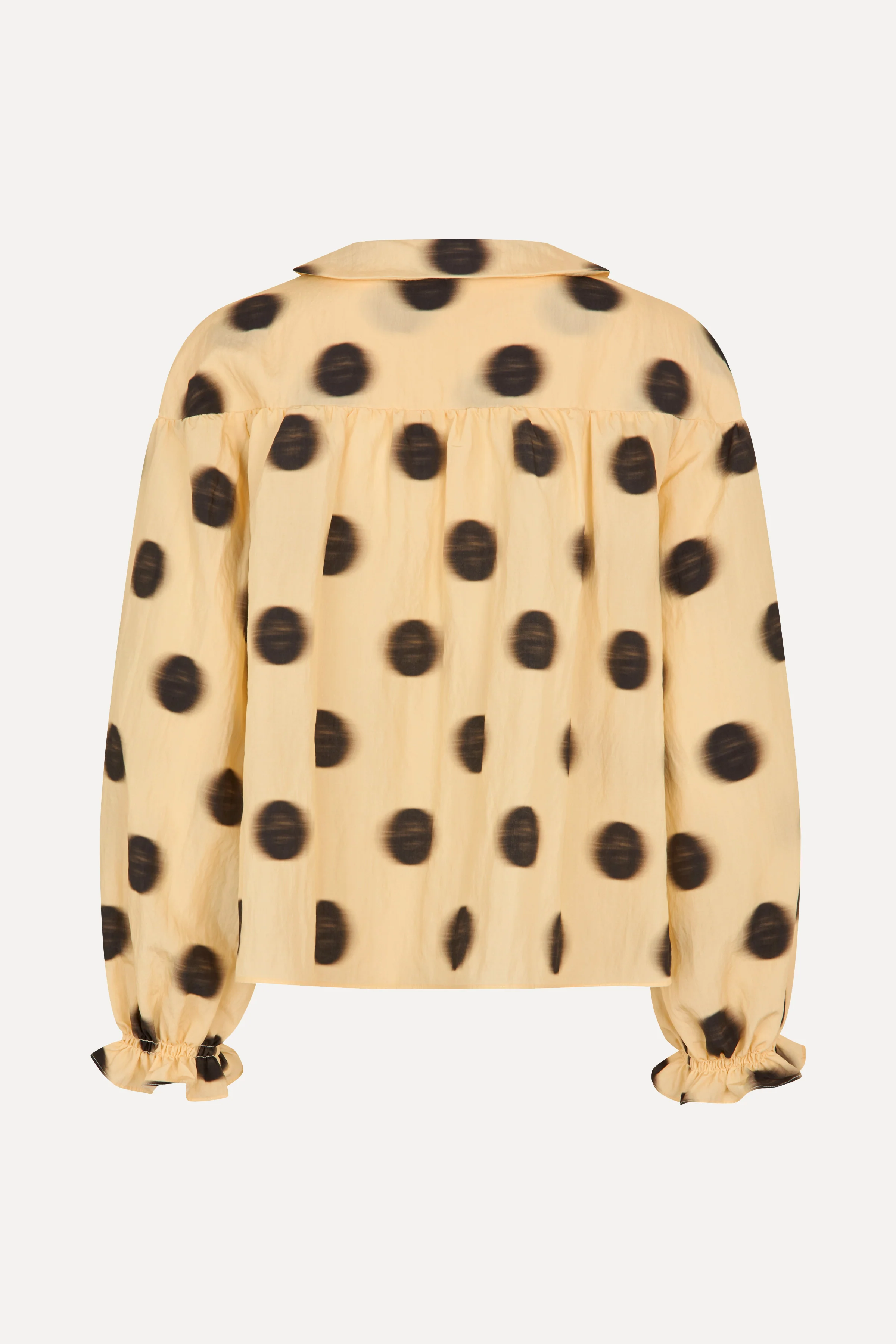 Front Detail Long Sleeve Top - Dots in Motion - Image 3