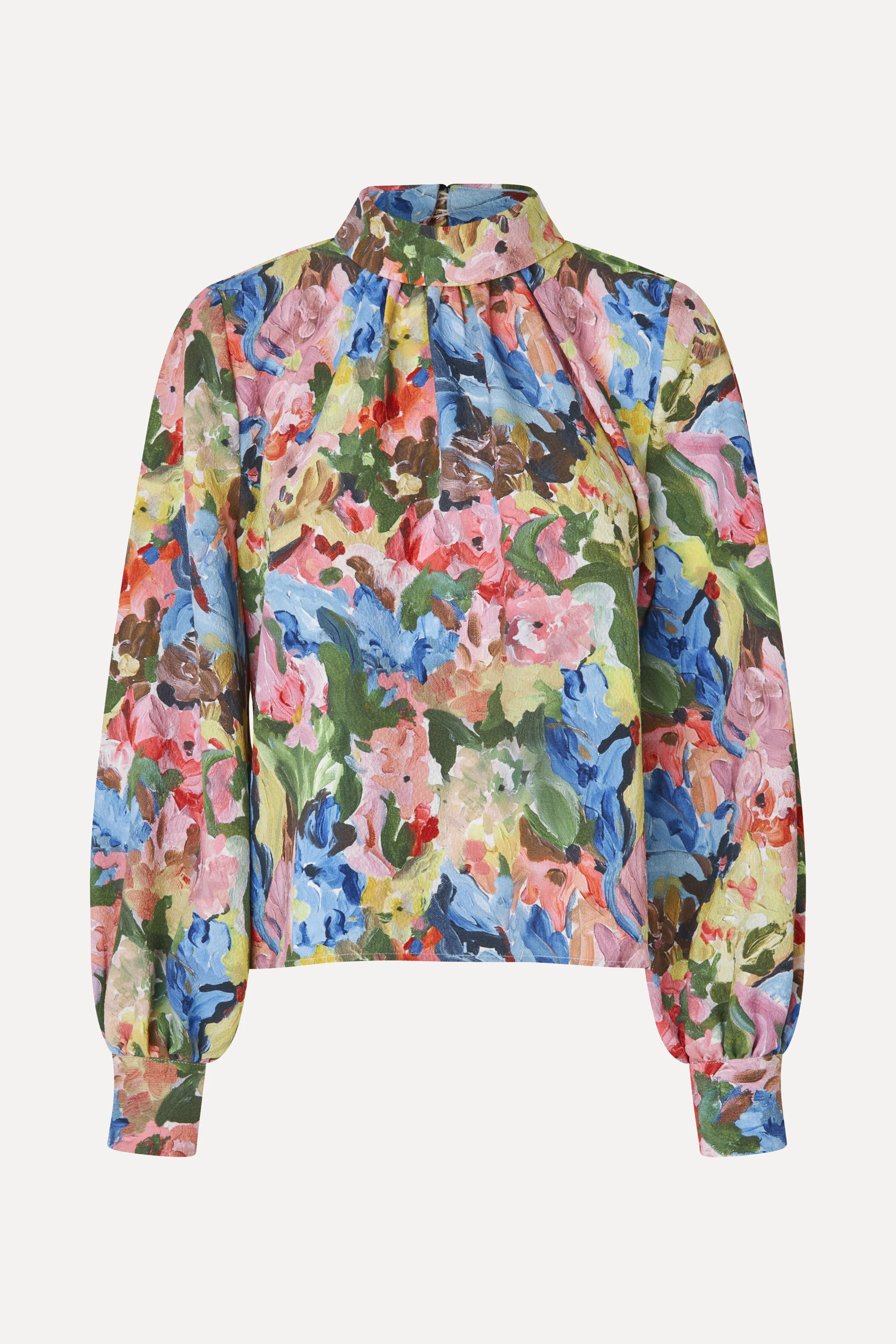 Gathered Long Sleeve Top - Loves Me, Loves Me Not