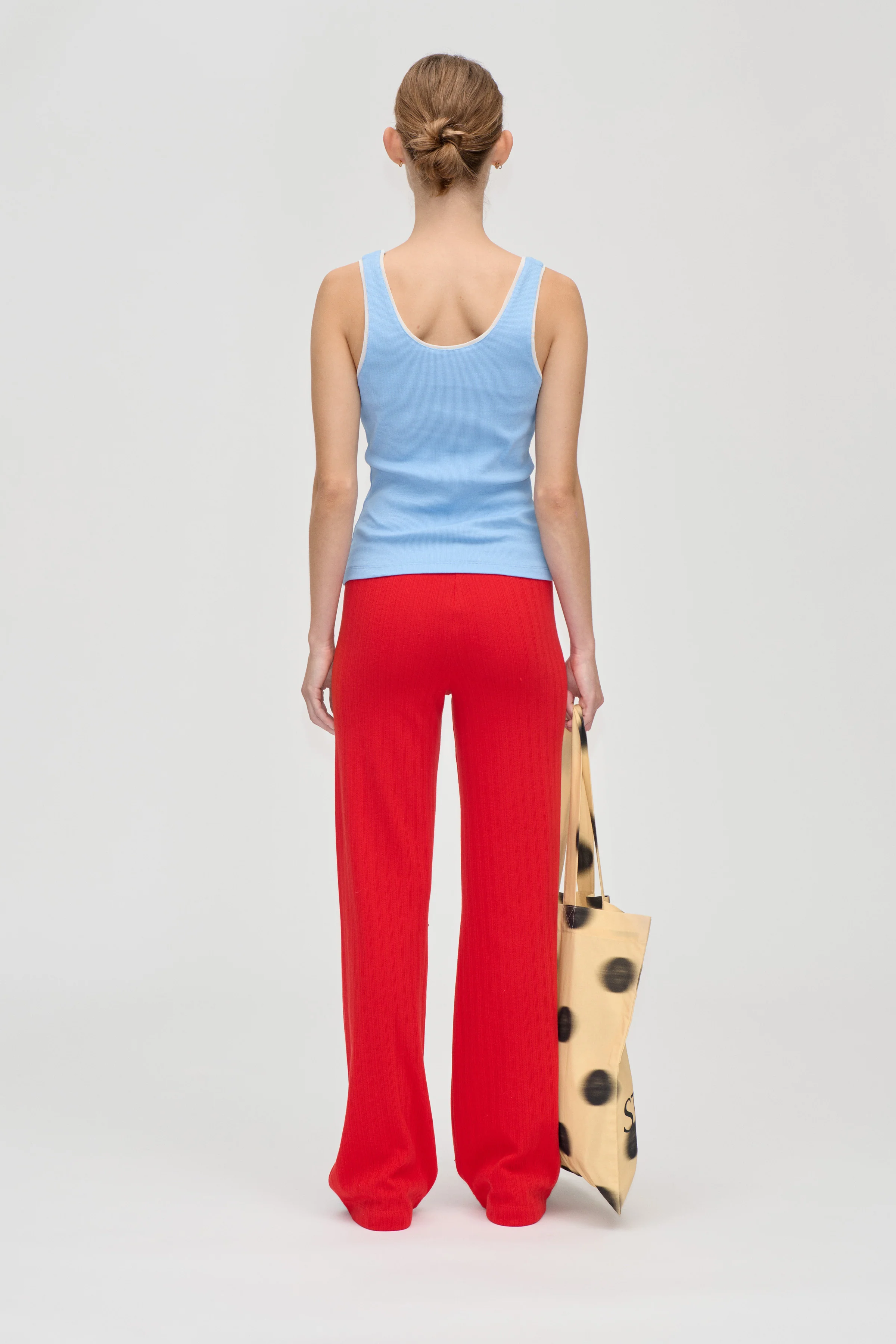 Long Relaxed Pants - Velocity Red - Image 2