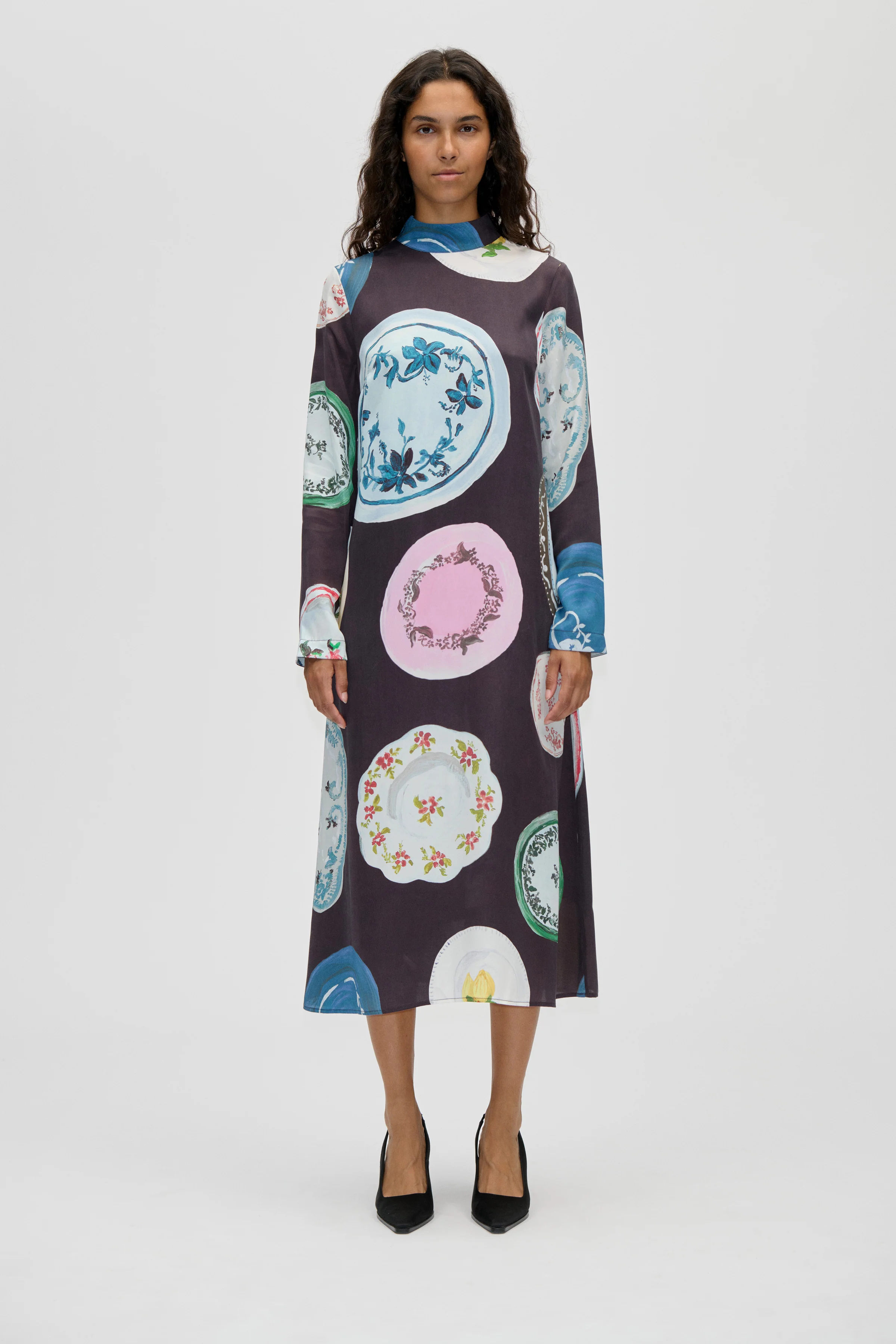 Long Sleeve Midi Dress - The Platera