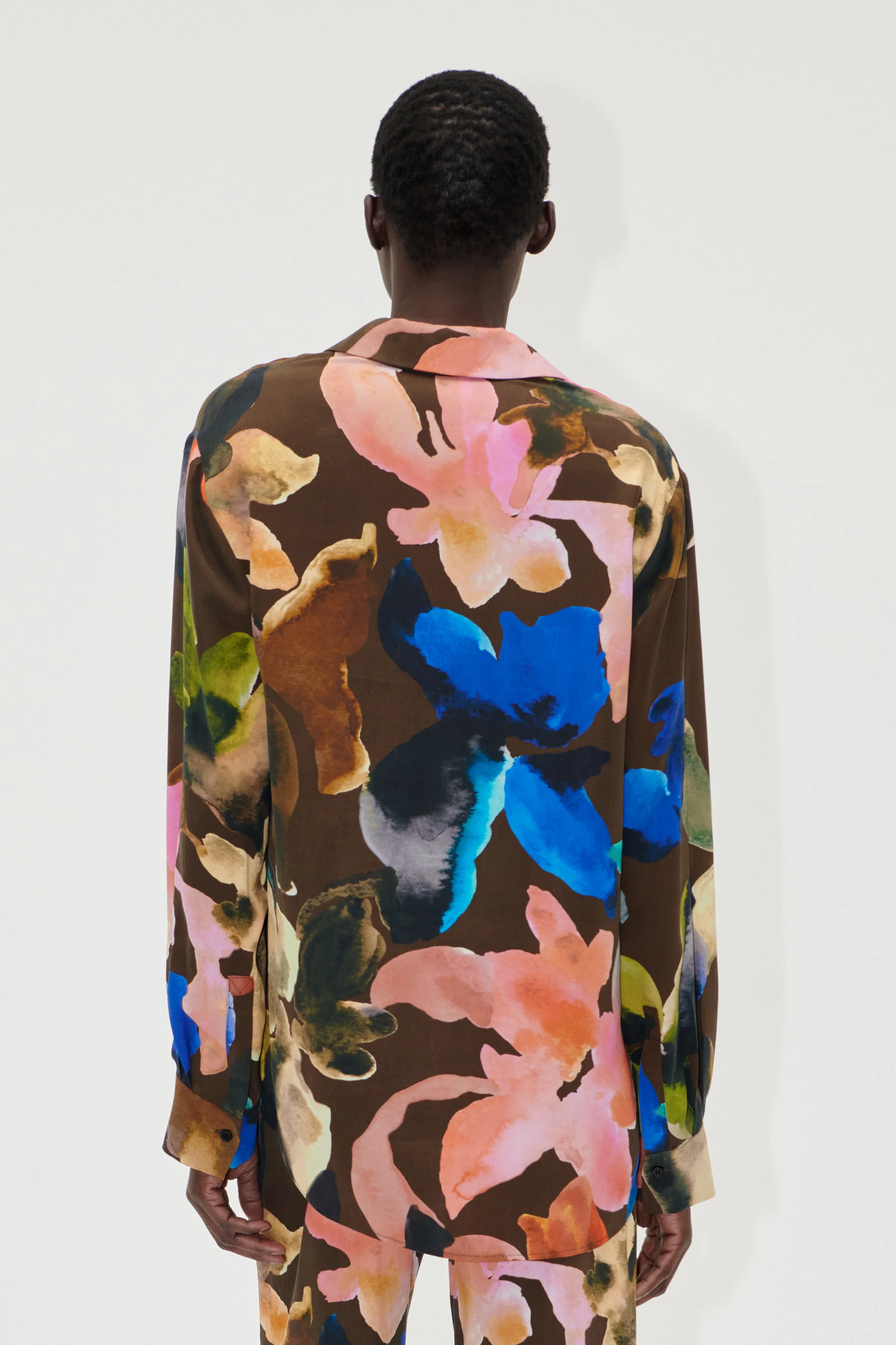 Long Sleeve Shirt - Aquarelle Garden - Image 4