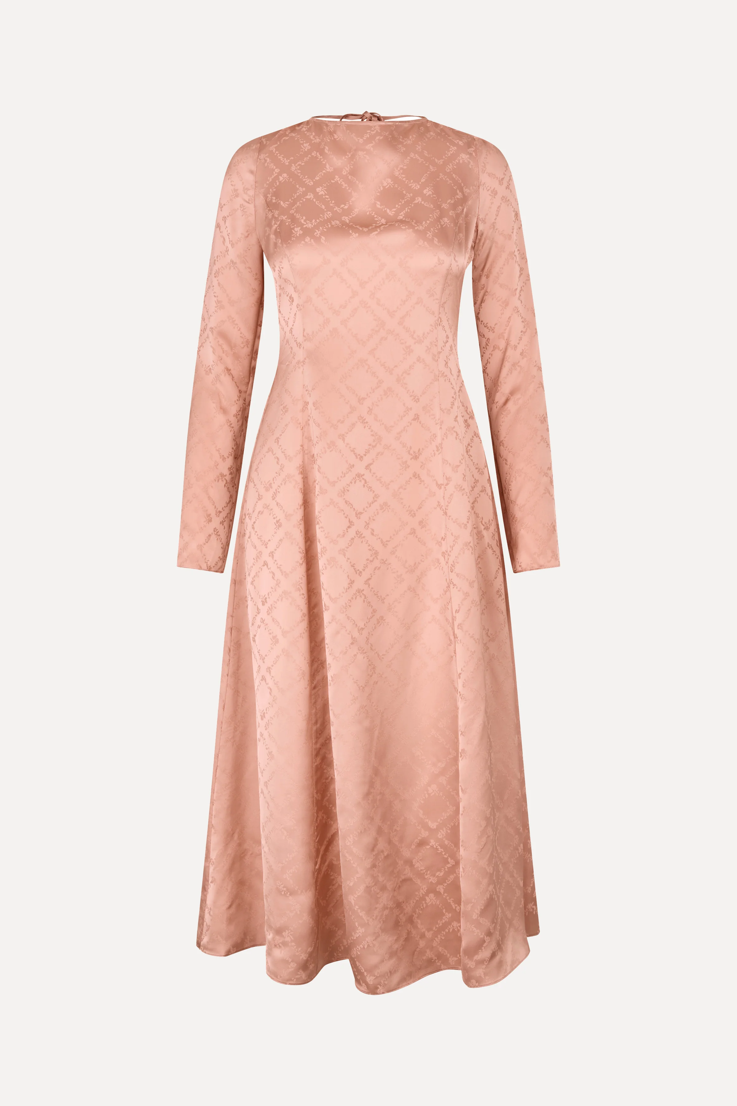 Open Back Midi Dress - Sakura Check - Image 3