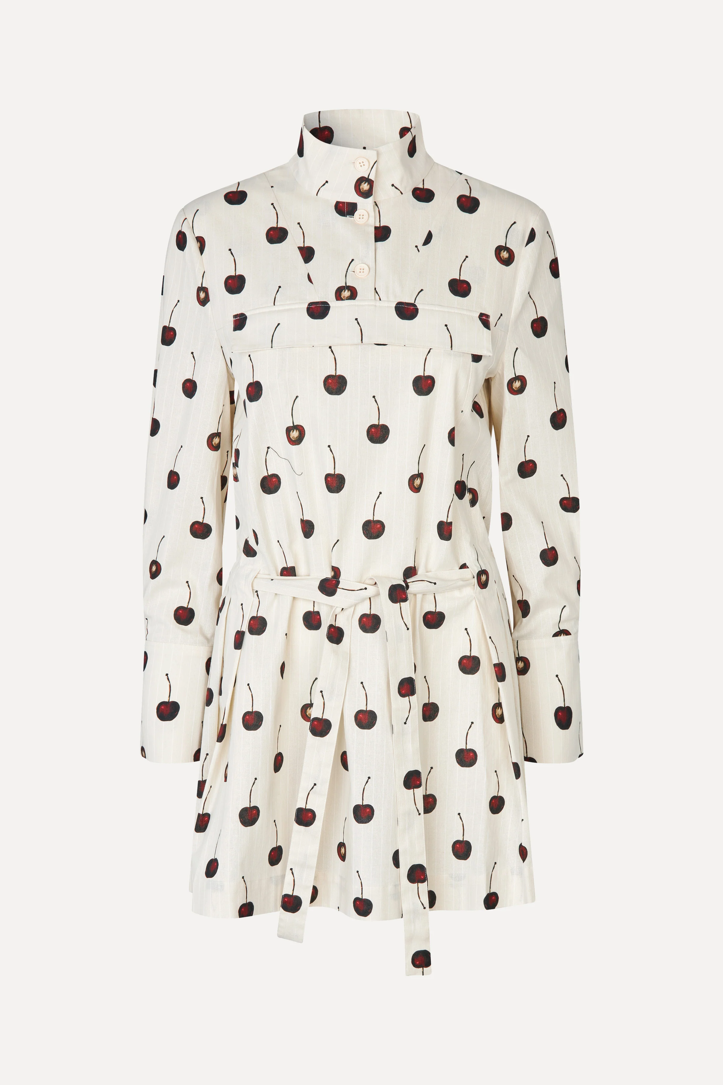 Pullover Parka Dress - Cherries - Image 3