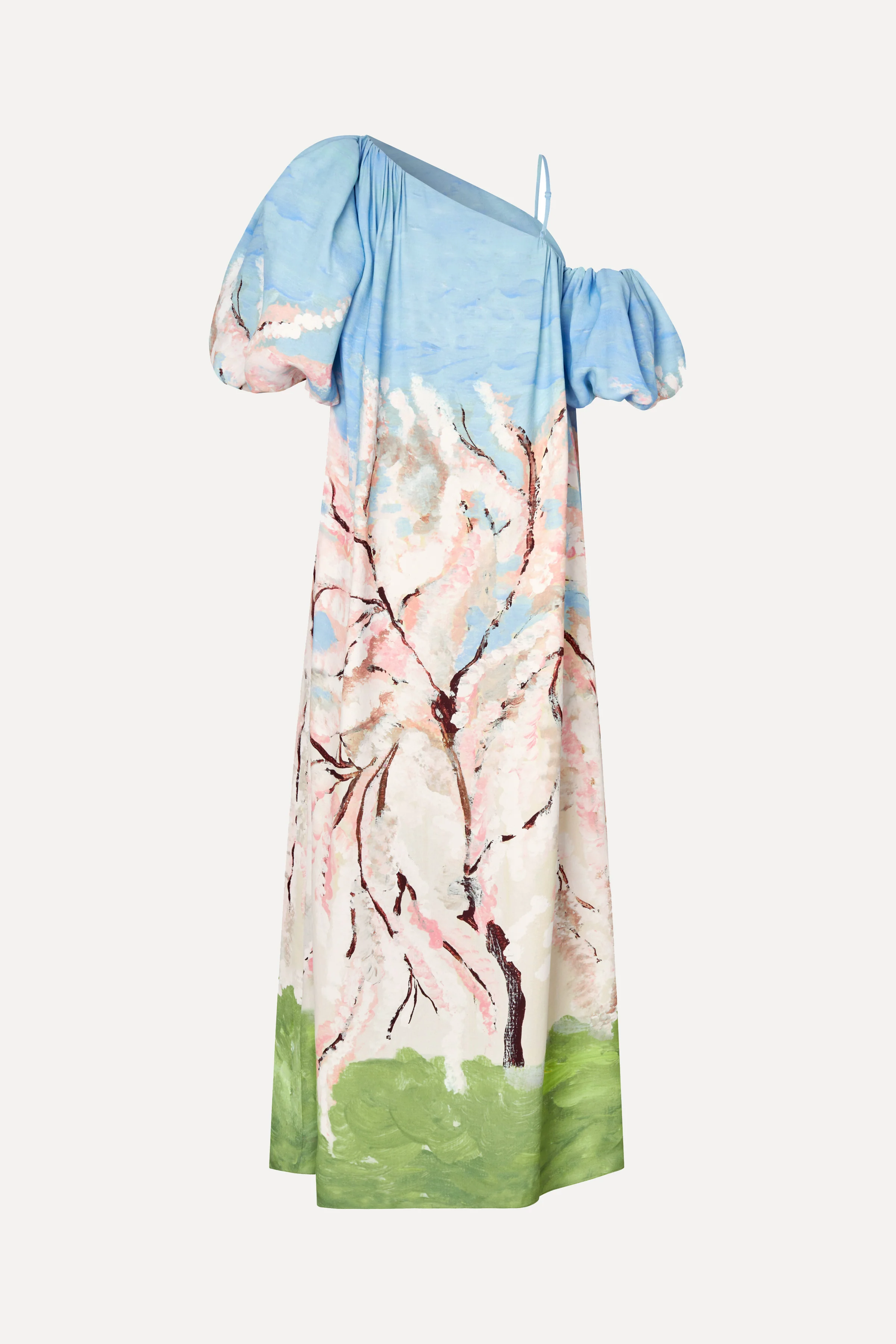 Romantic Long Dress - Cherry Blossom - Image 3