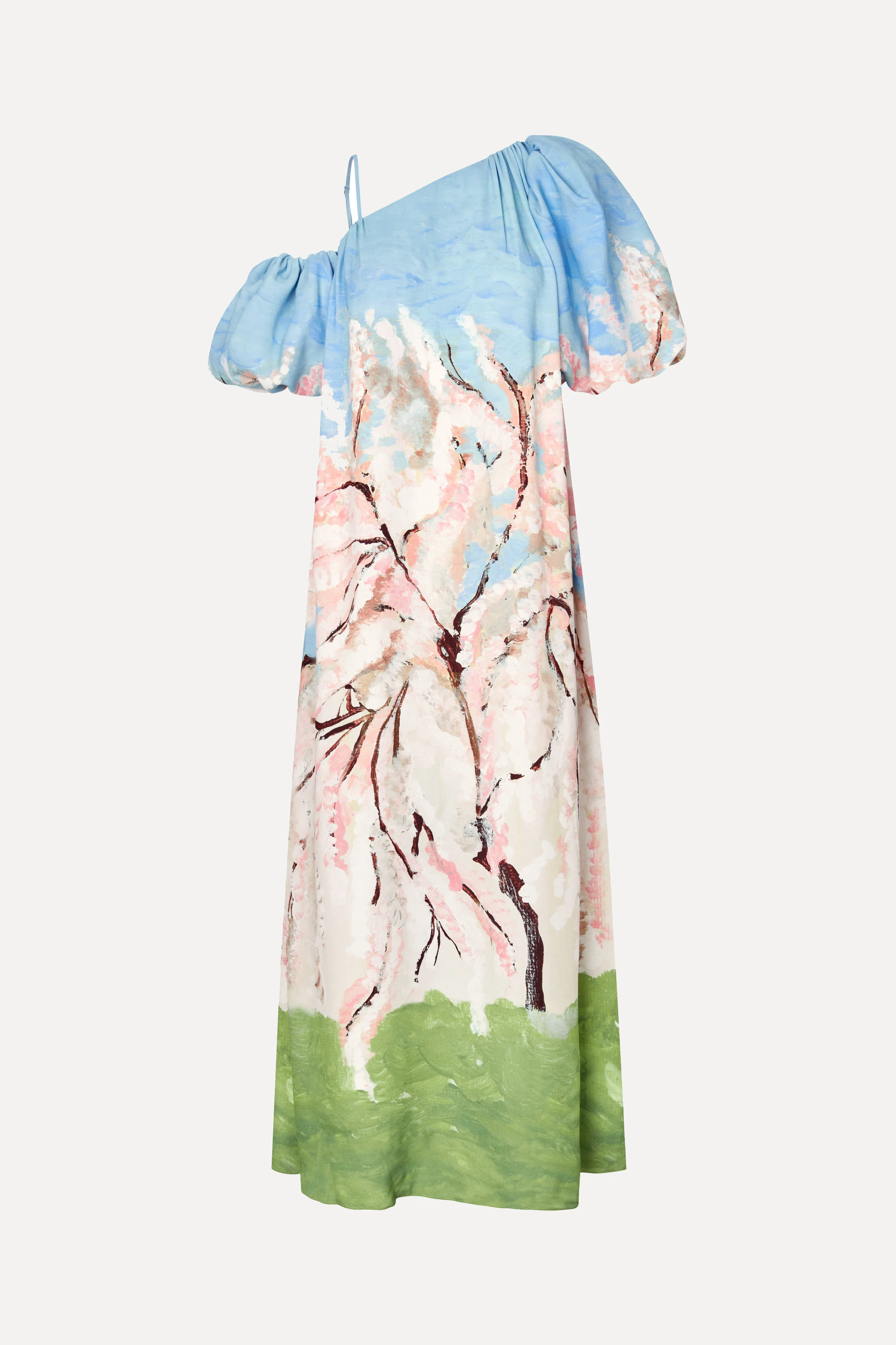 Romantic Long Dress - Cherry Blossom - Image 4