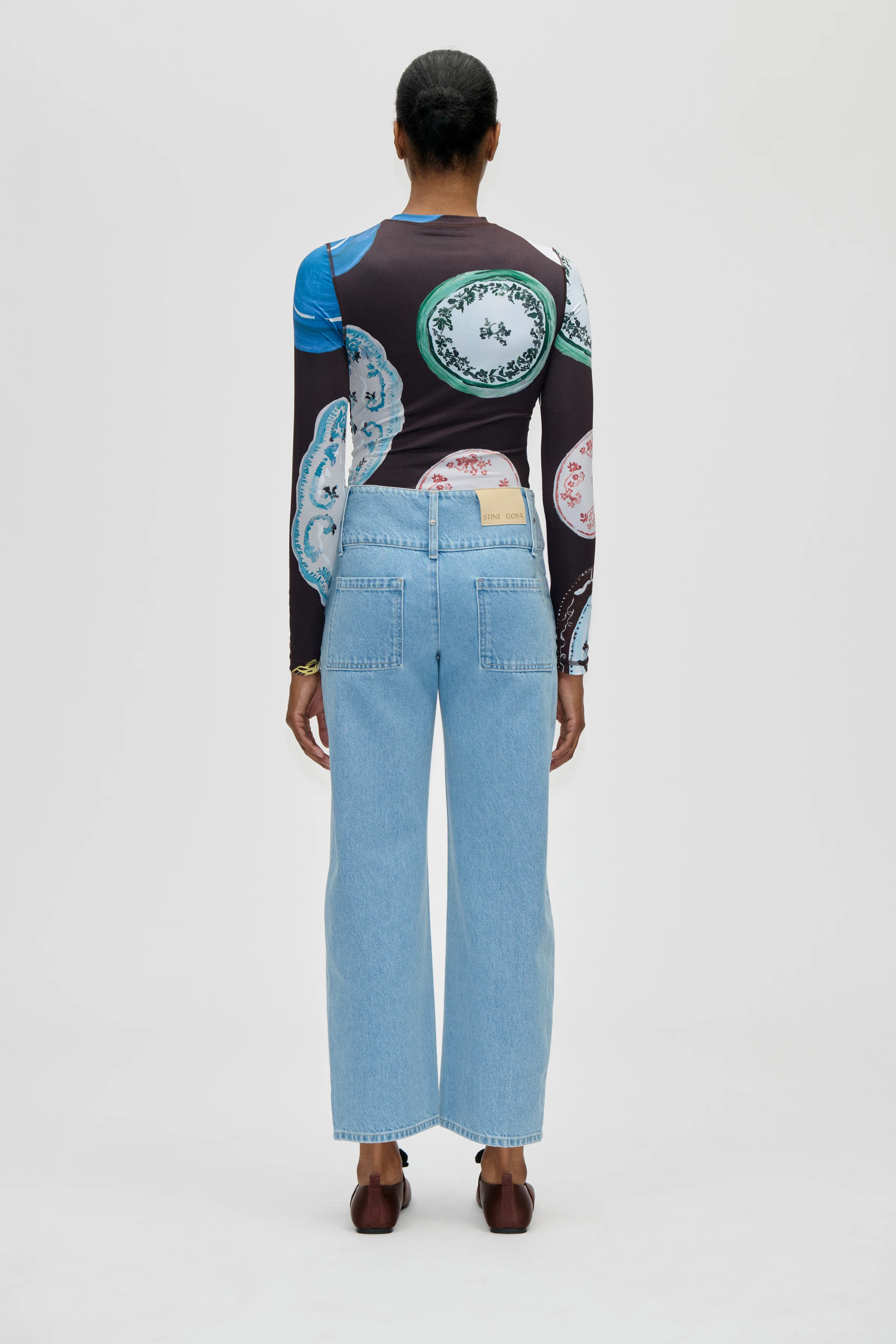 SG Belt Loop Ankle Pants - Denim Blue - Image 2