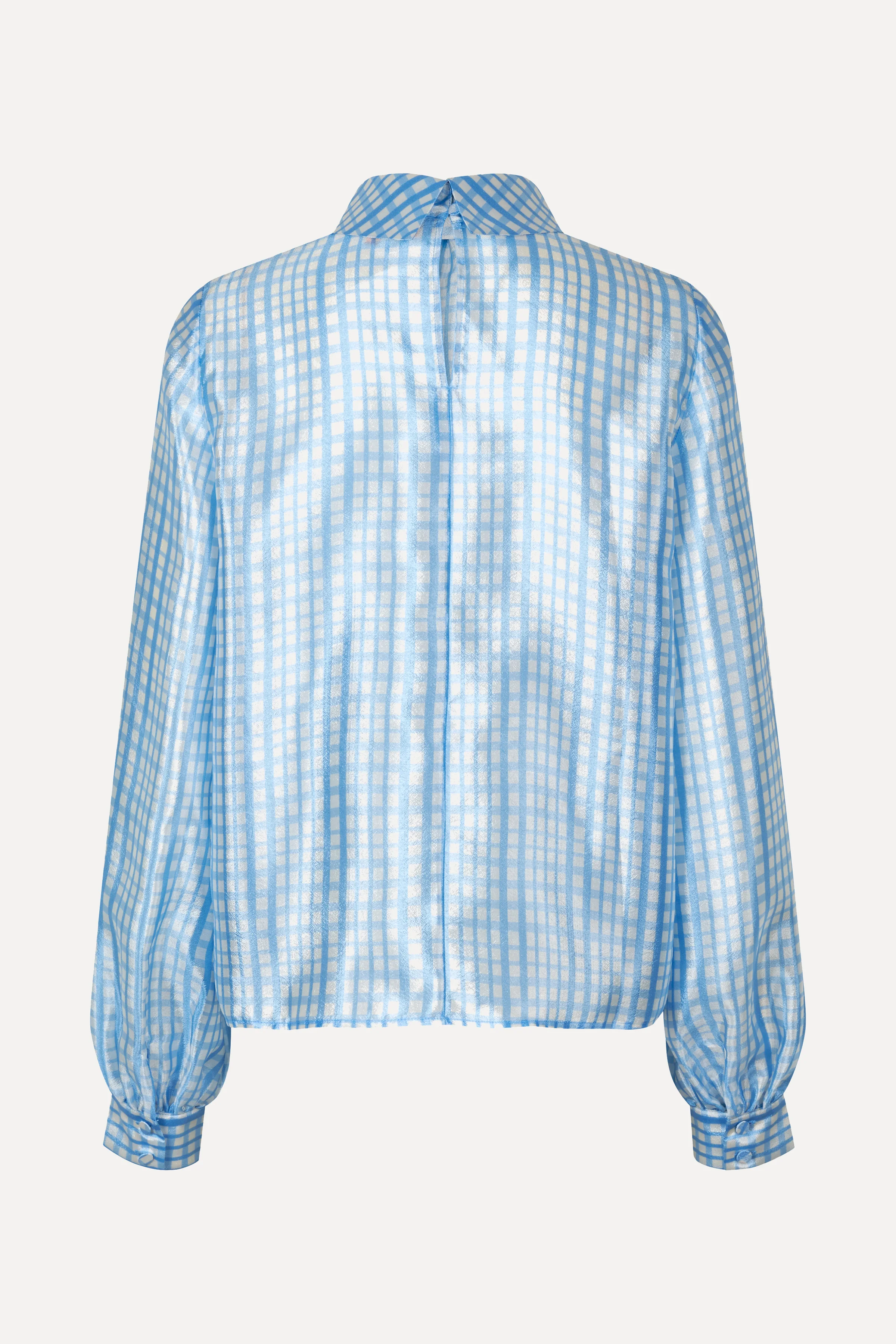 SGAshley Blouse - Blue Check - Image 2