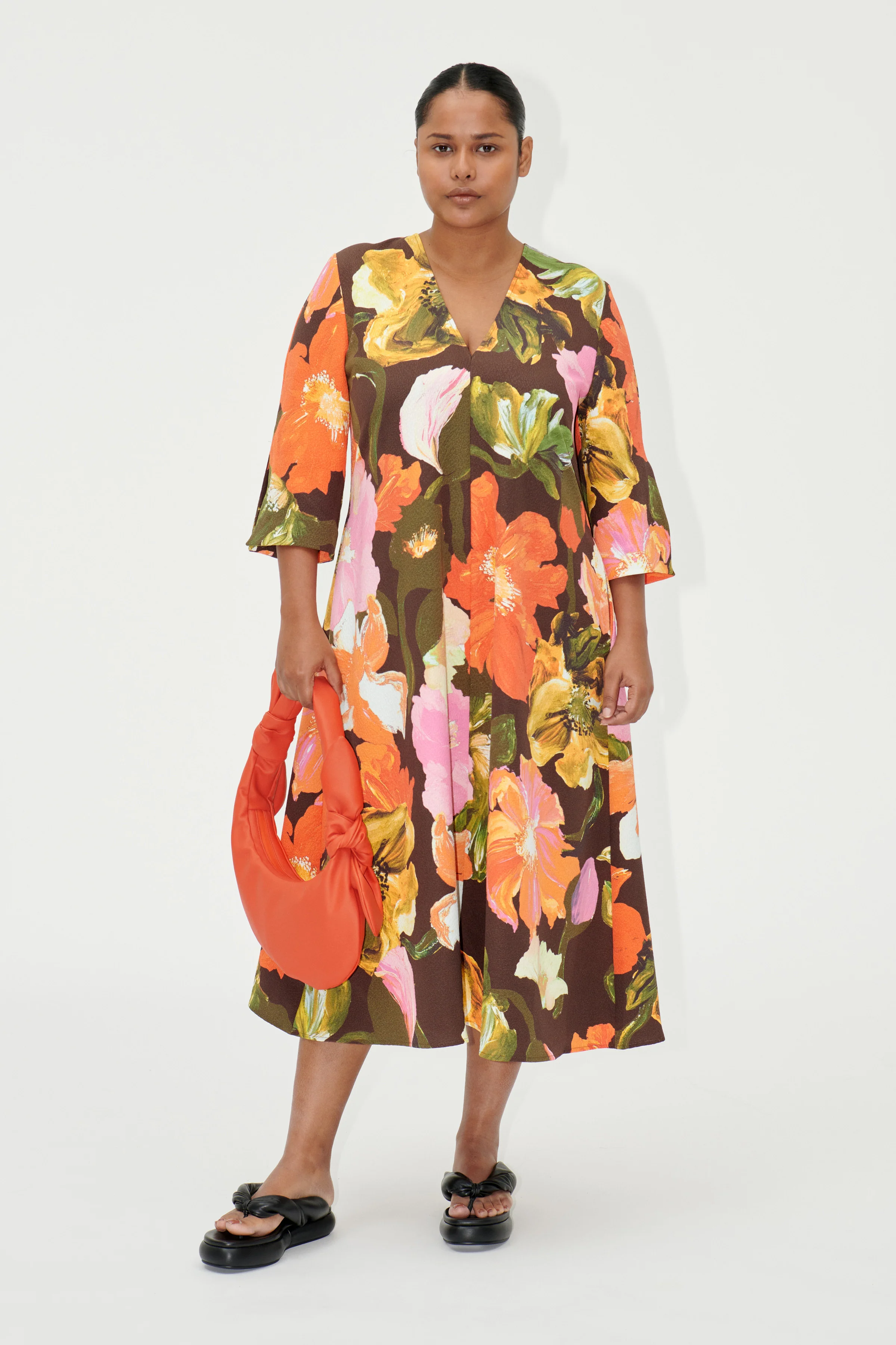 SGVic Dress - Summer Night Poppies - Image 3