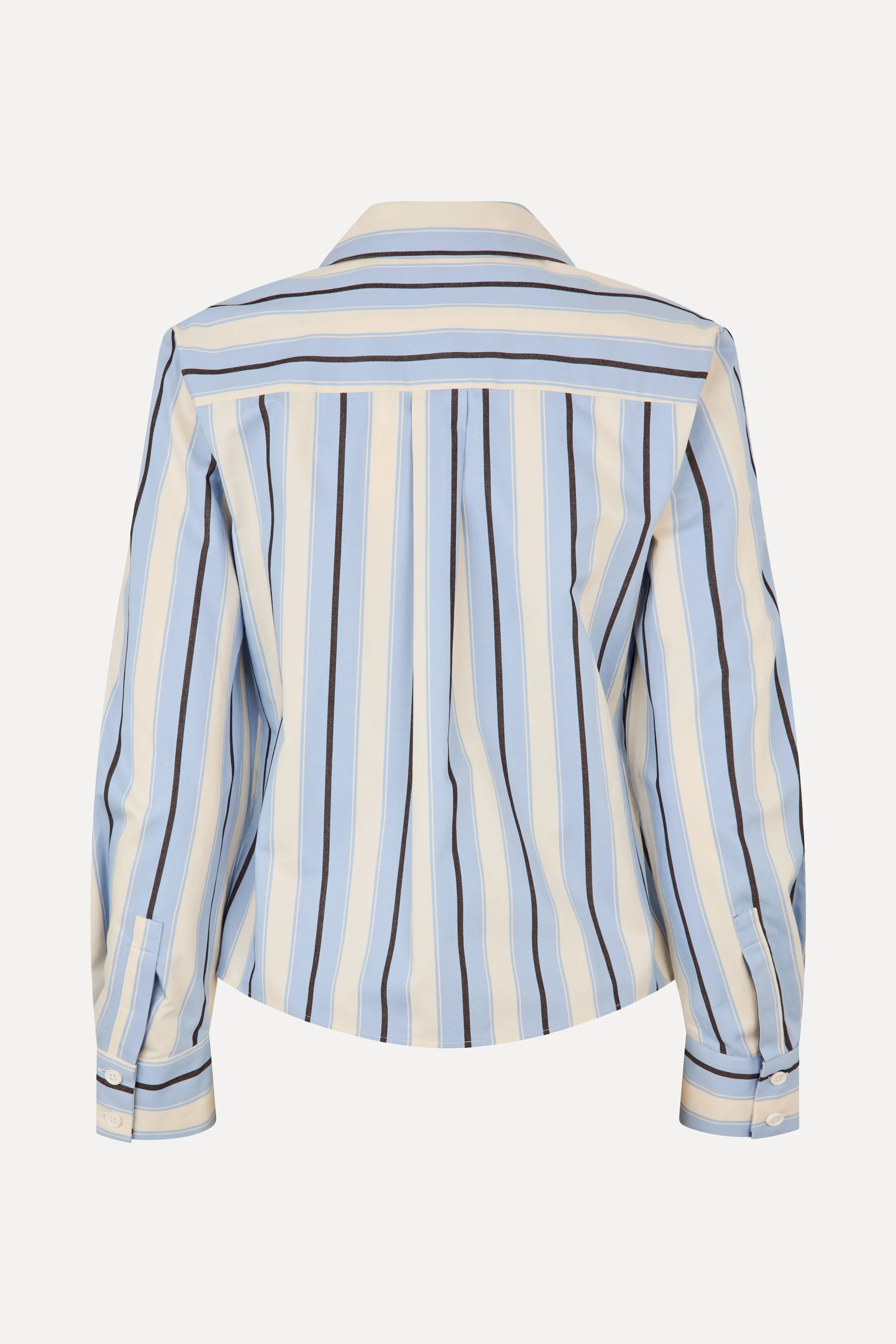Sharp Hem Boxy Shirt - Lightwave Stripes - Image 3