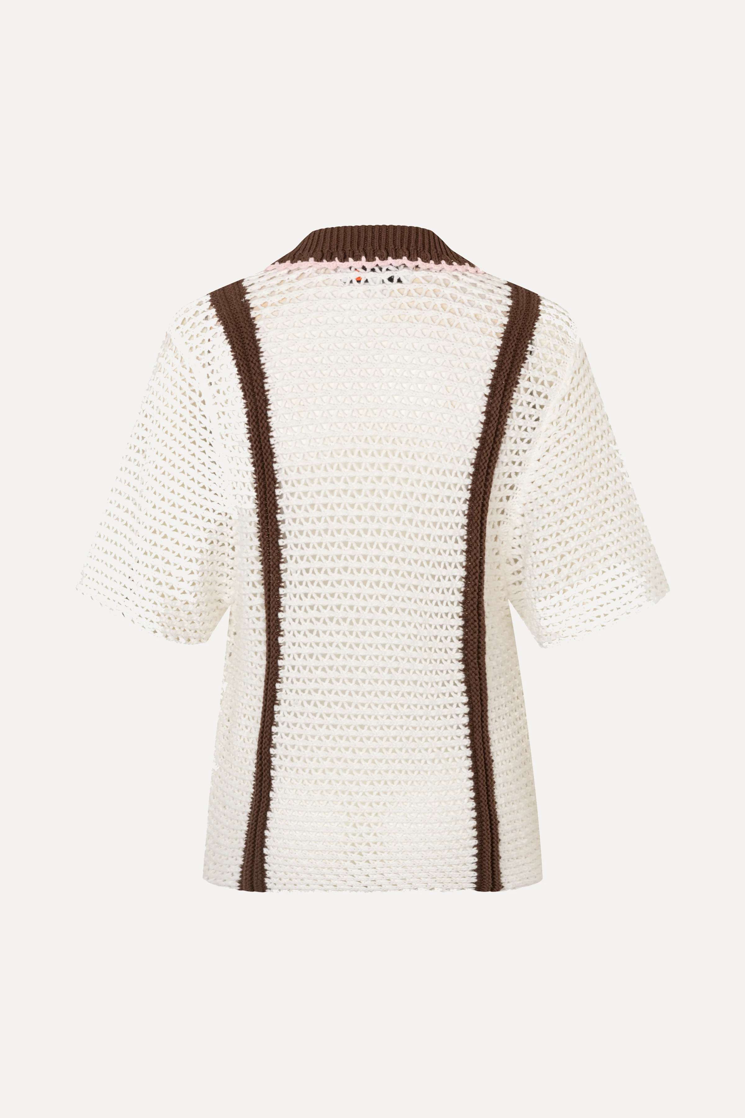 Short Sleeve Bowling Polo - Baseball Stripes - Image 3