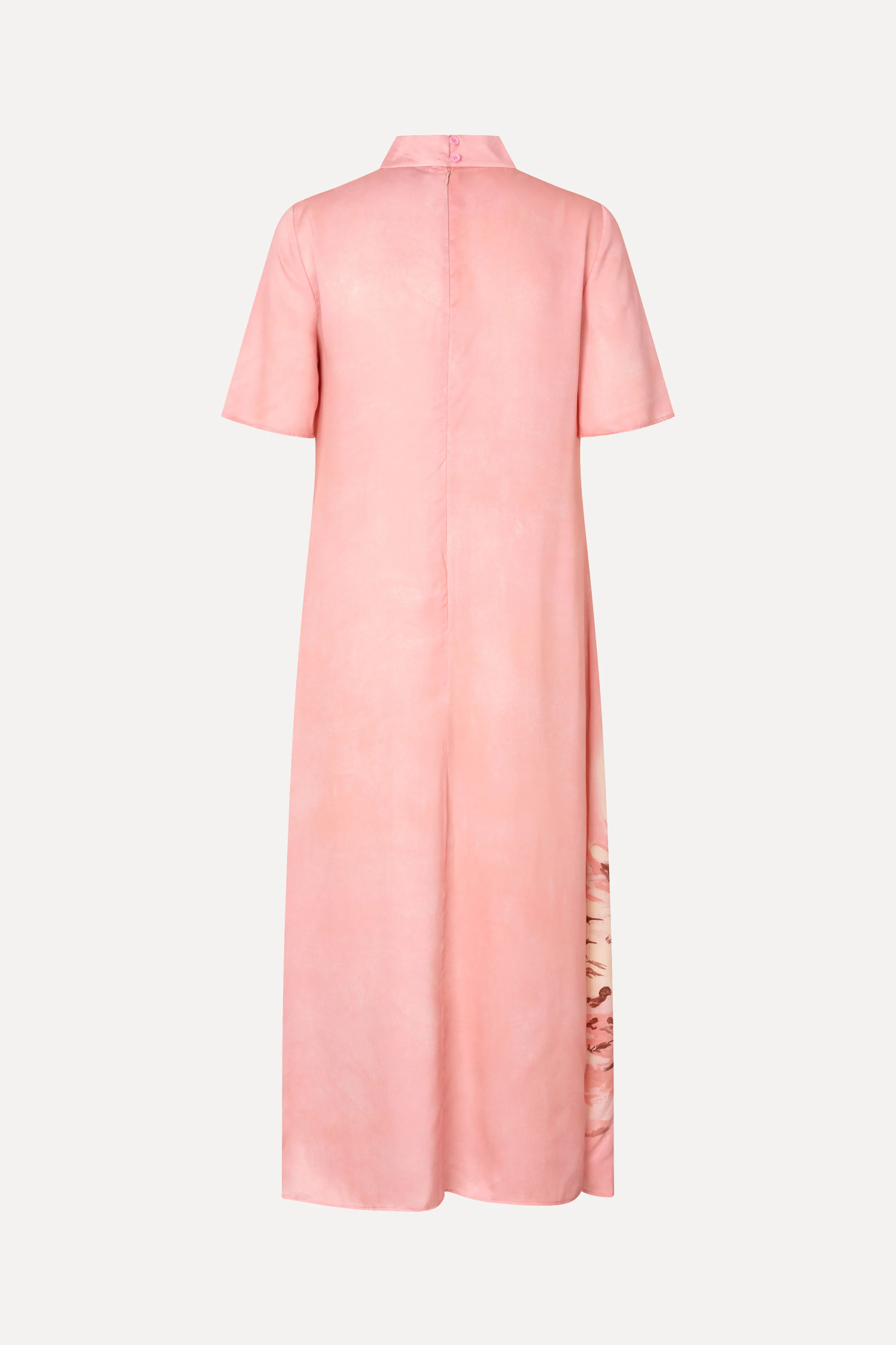Short Sleeve Midi Dress - Swans - Image 4