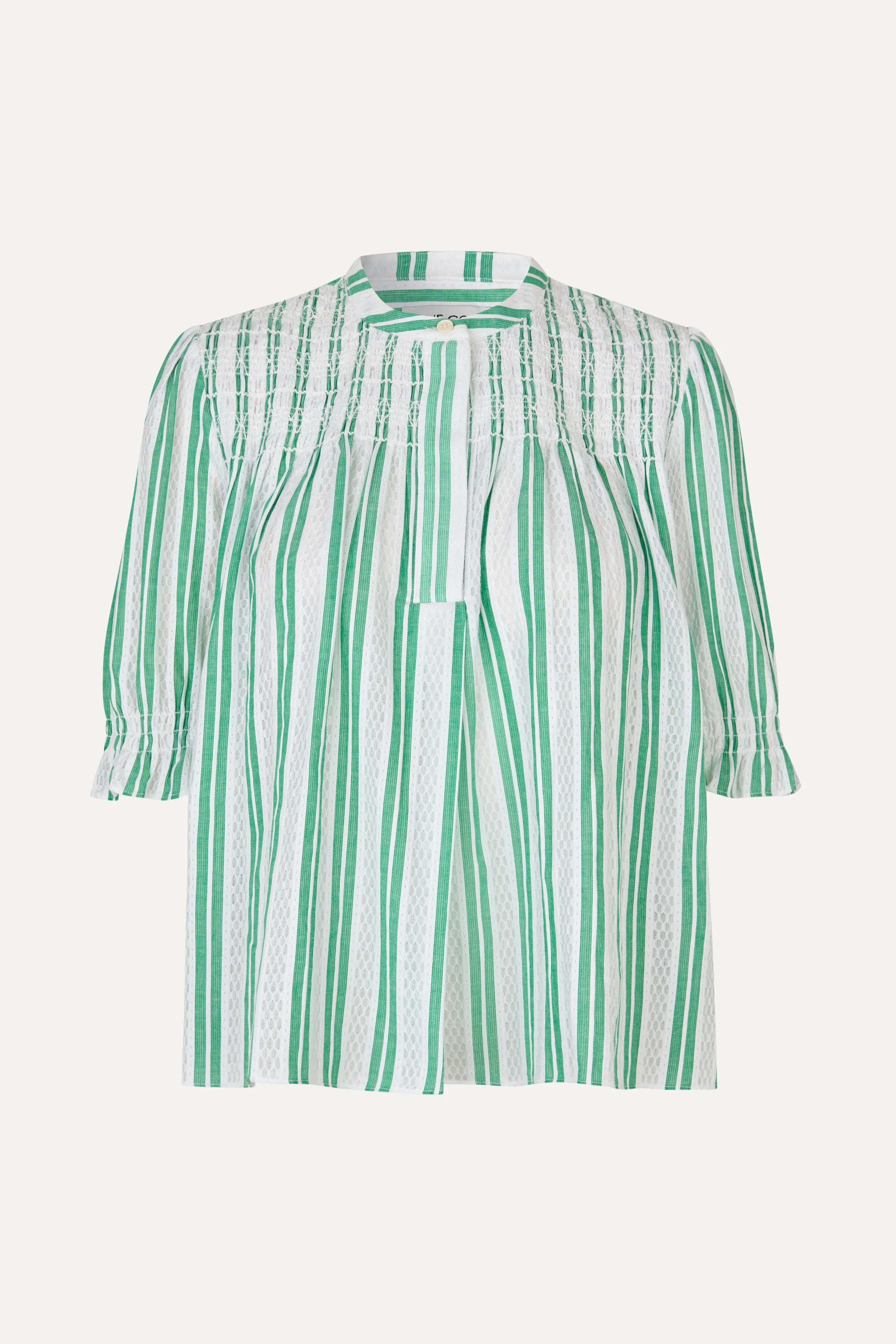 Smocked Gathered Top - Smocked Stripes - Image 3