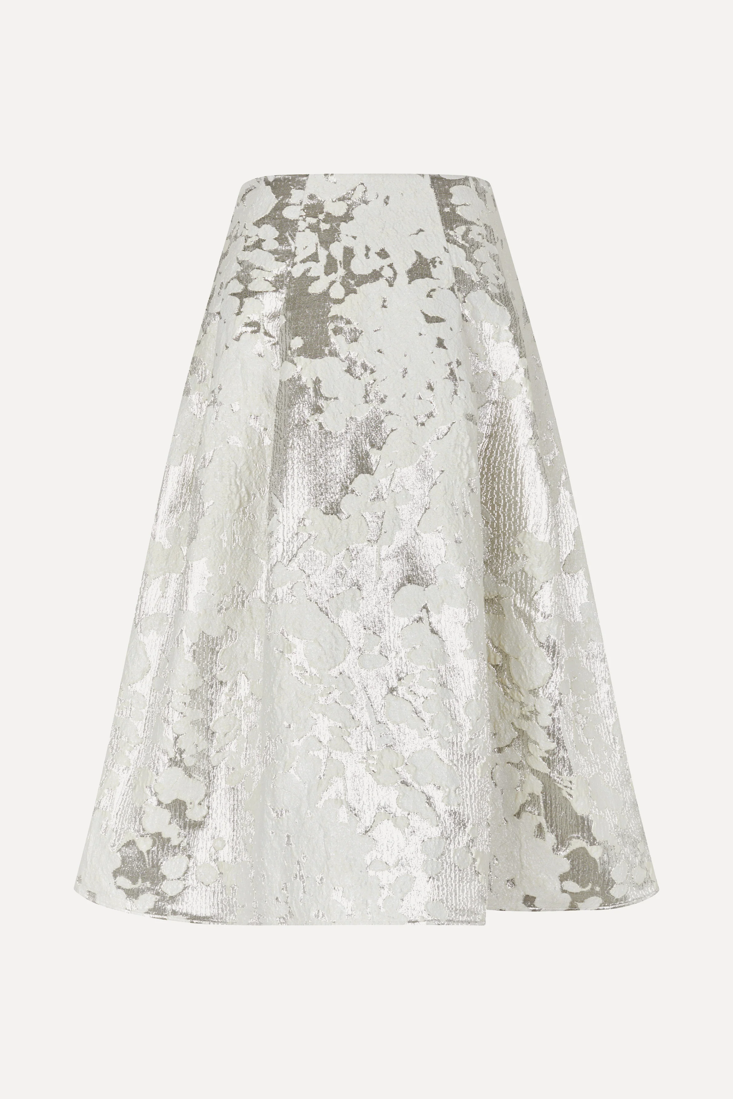 Voluminous Midi Skirt - Lurex Garden - Image 4